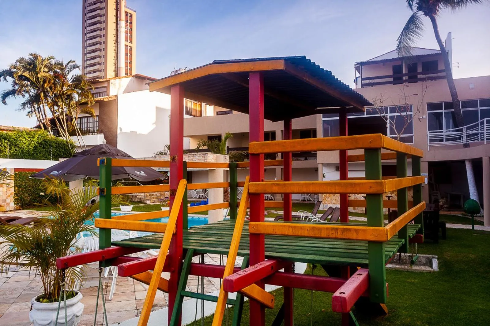 Seating area in Alimar Hotel