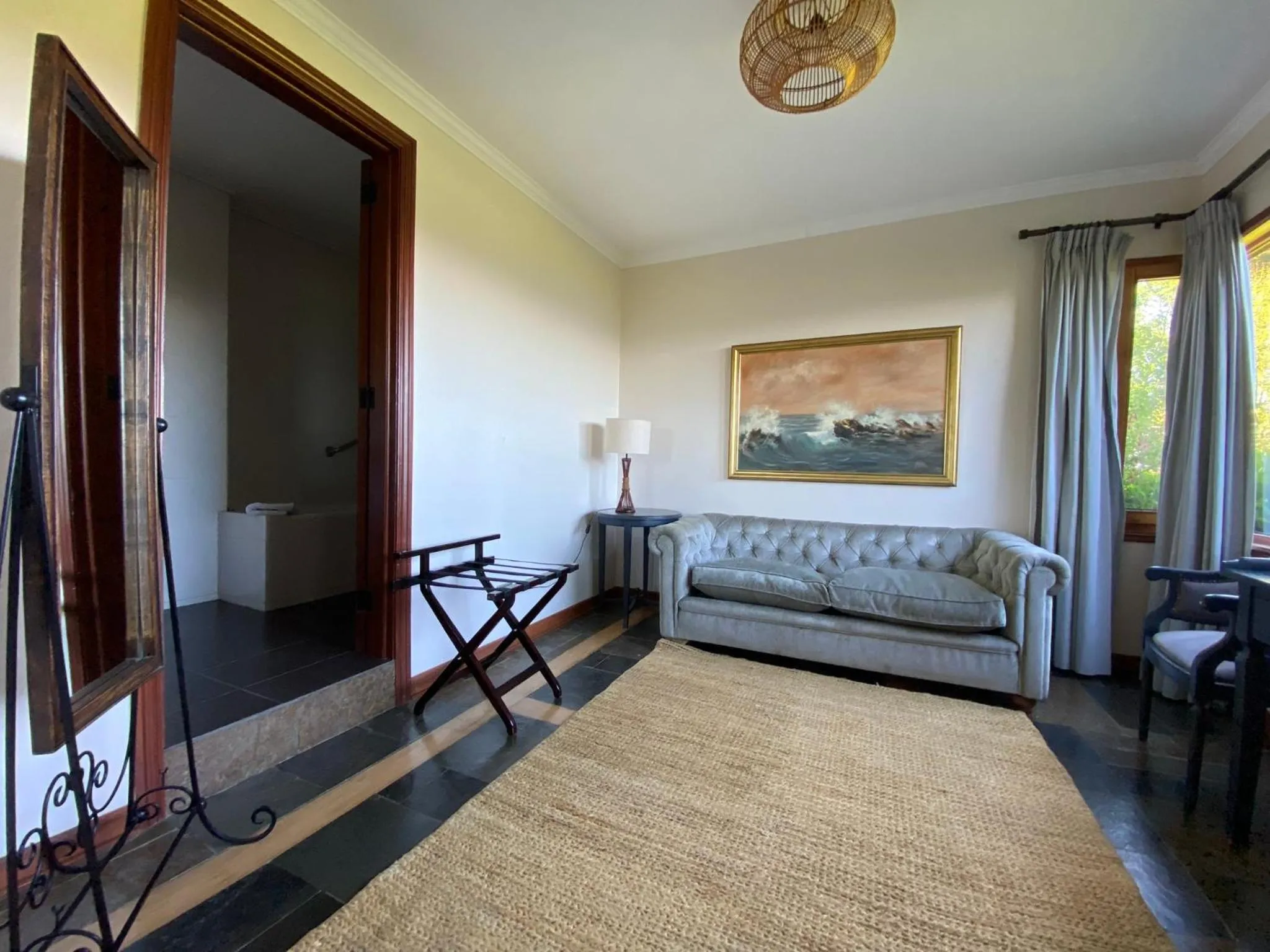 Bathroom, Bed in Casa Molino Hotel Boutique & Restaurant Puerto Varas