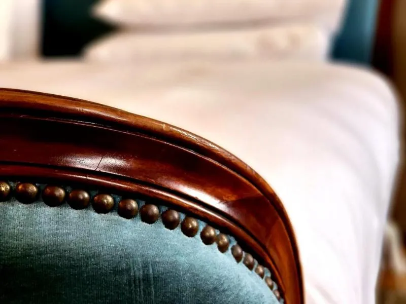 Decorative detail, Bed in Annesley House