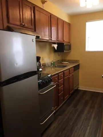 Kitchen or kitchenette in Hawthorn Extended Stay by Wyndham Cincinnati NE Mason