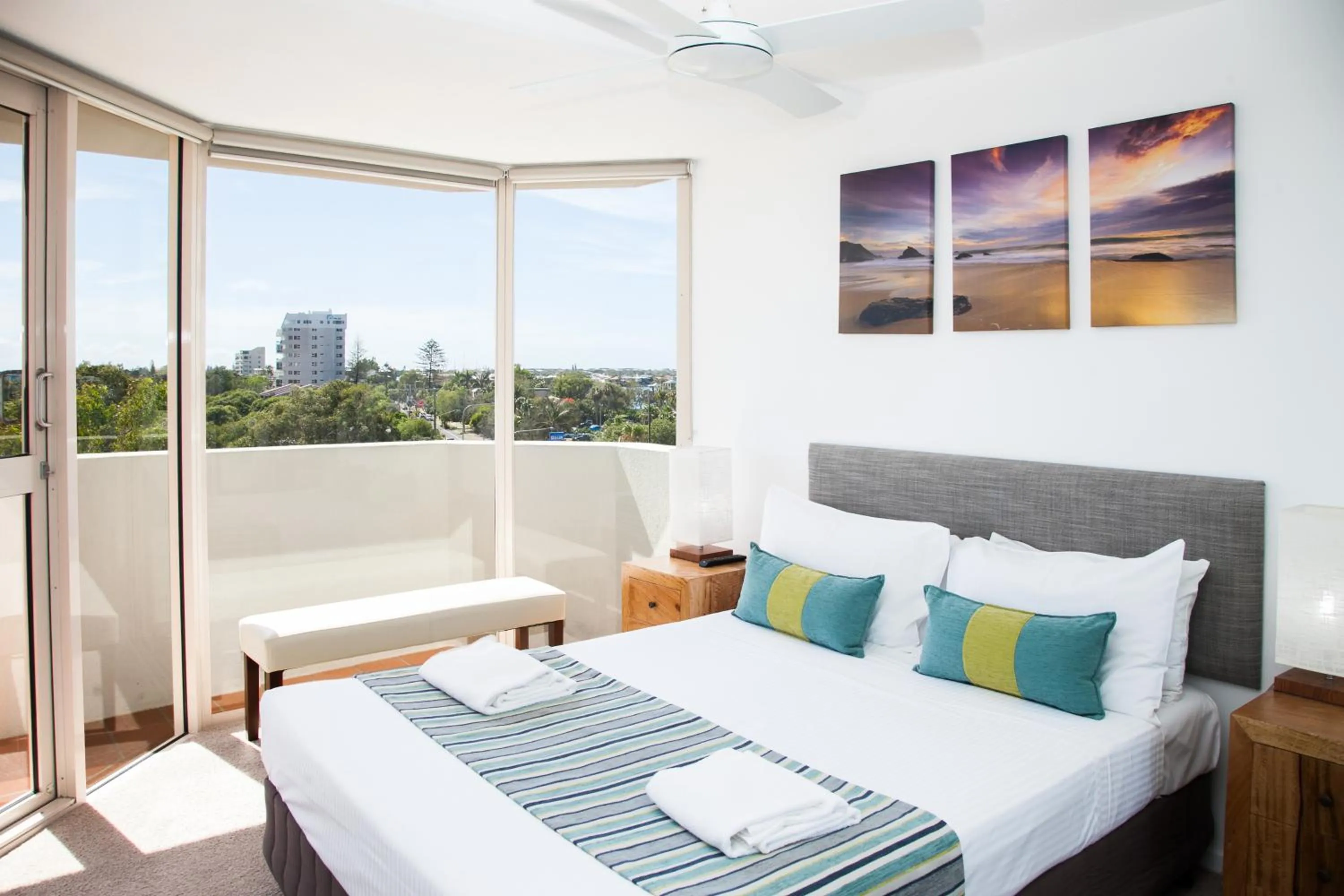 Bedroom, Bed in Sandcastles Mooloolaba