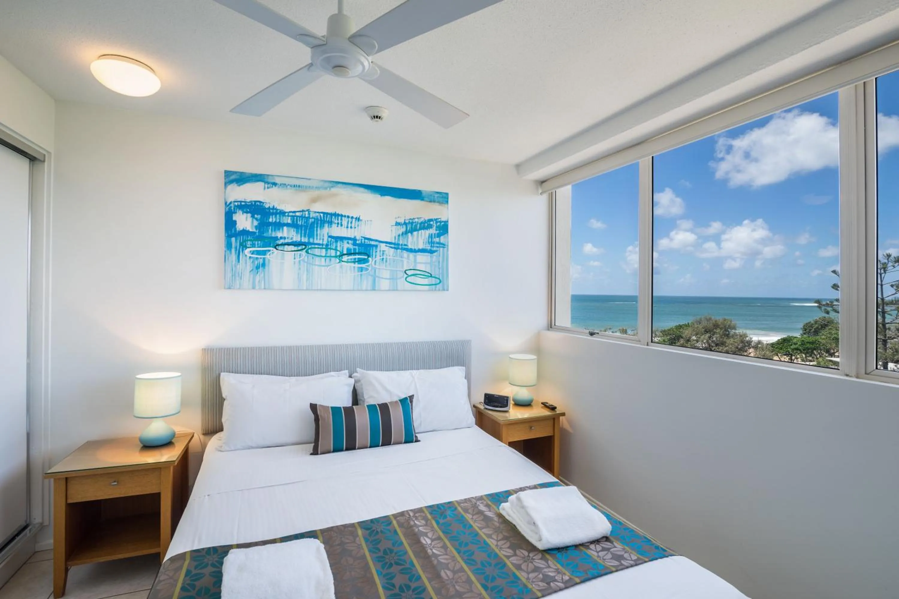 Bedroom, Bed in Sandcastles Mooloolaba