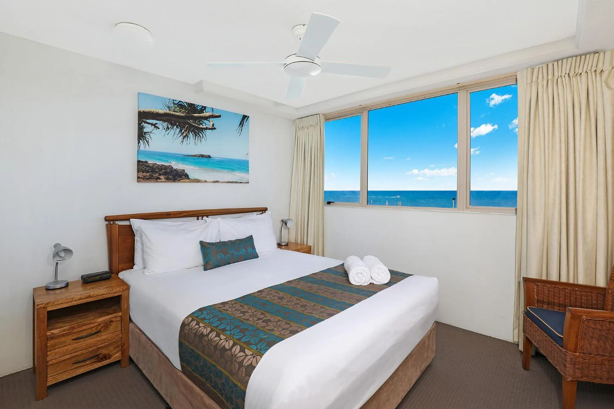 Bed in Sandcastles Mooloolaba