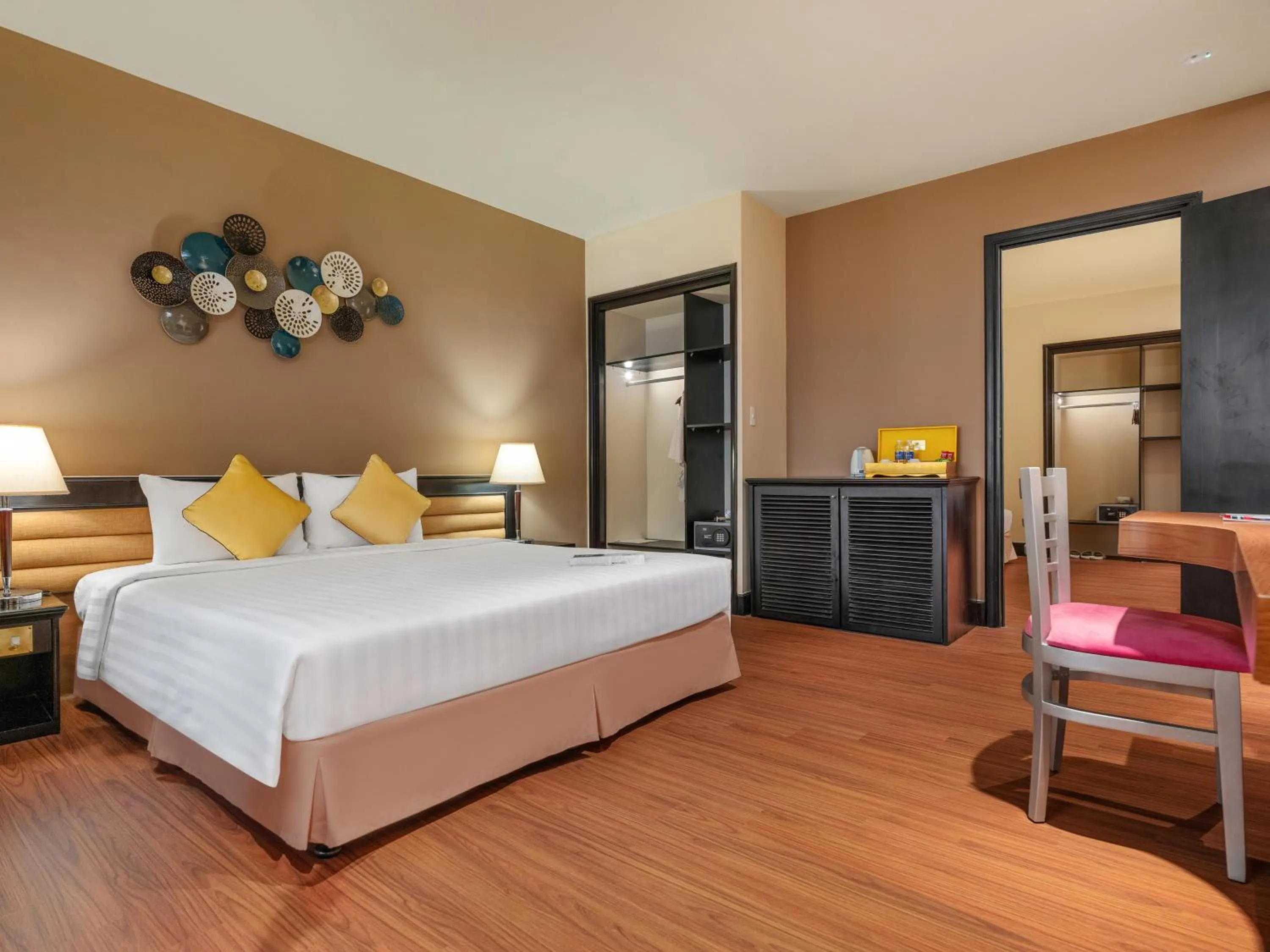 Bed in Bong Sen Hotel Saigon