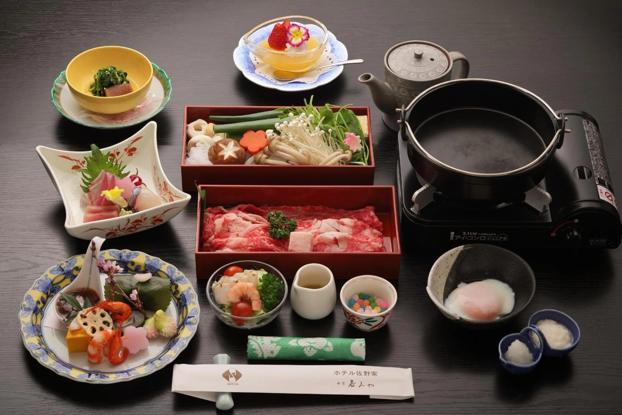 Dinner in Kyoto Ryokan SAKANOUE