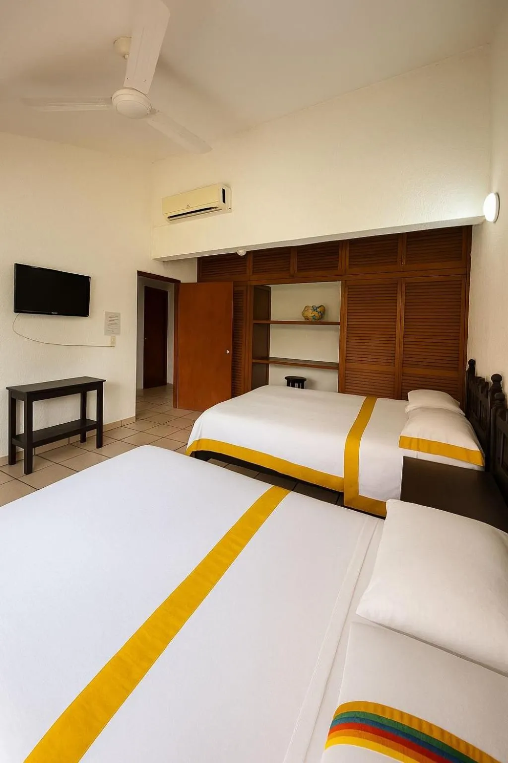 Bed in Hotel Casa Zoque Colonial