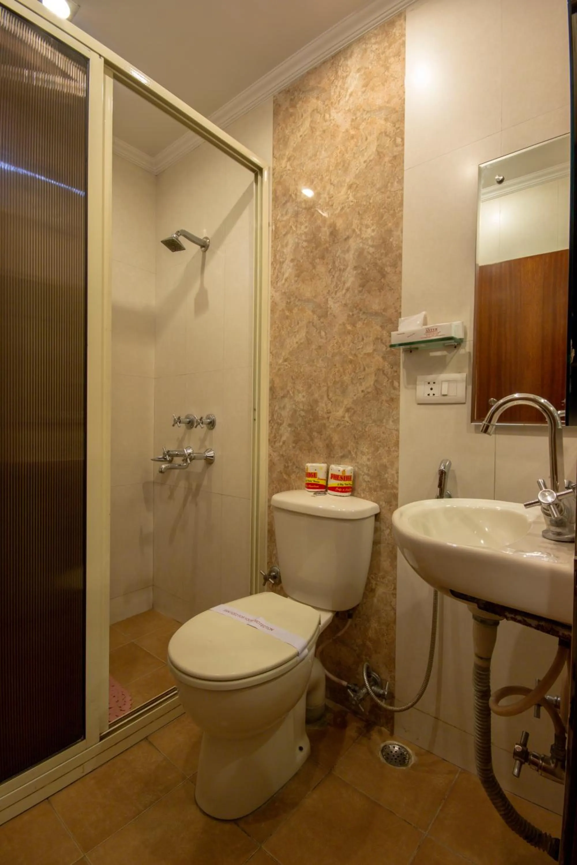 Bathroom in Hotel Aster Inn New Delhi