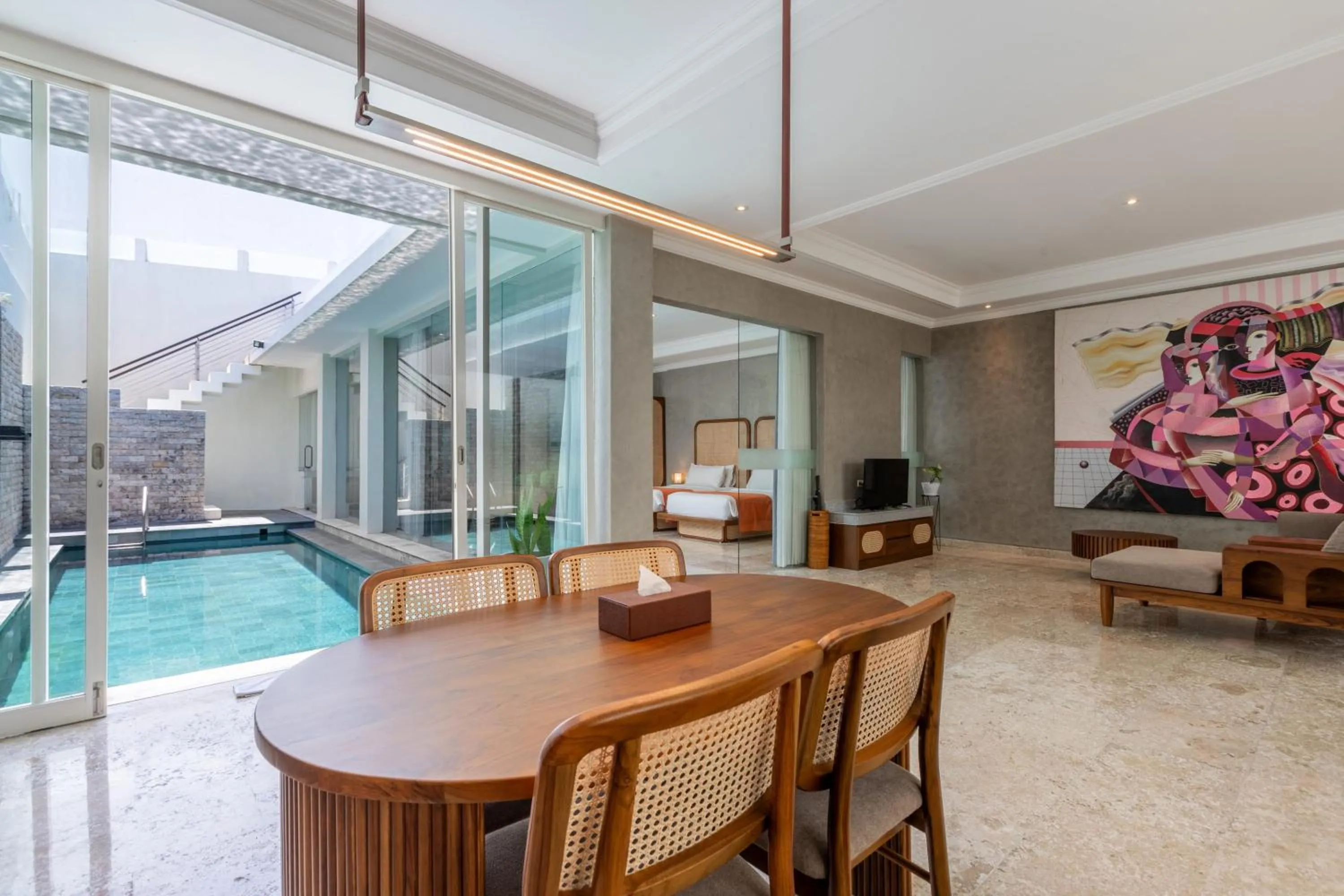 Seating area in Nunamkhalu Private Villa and Spa