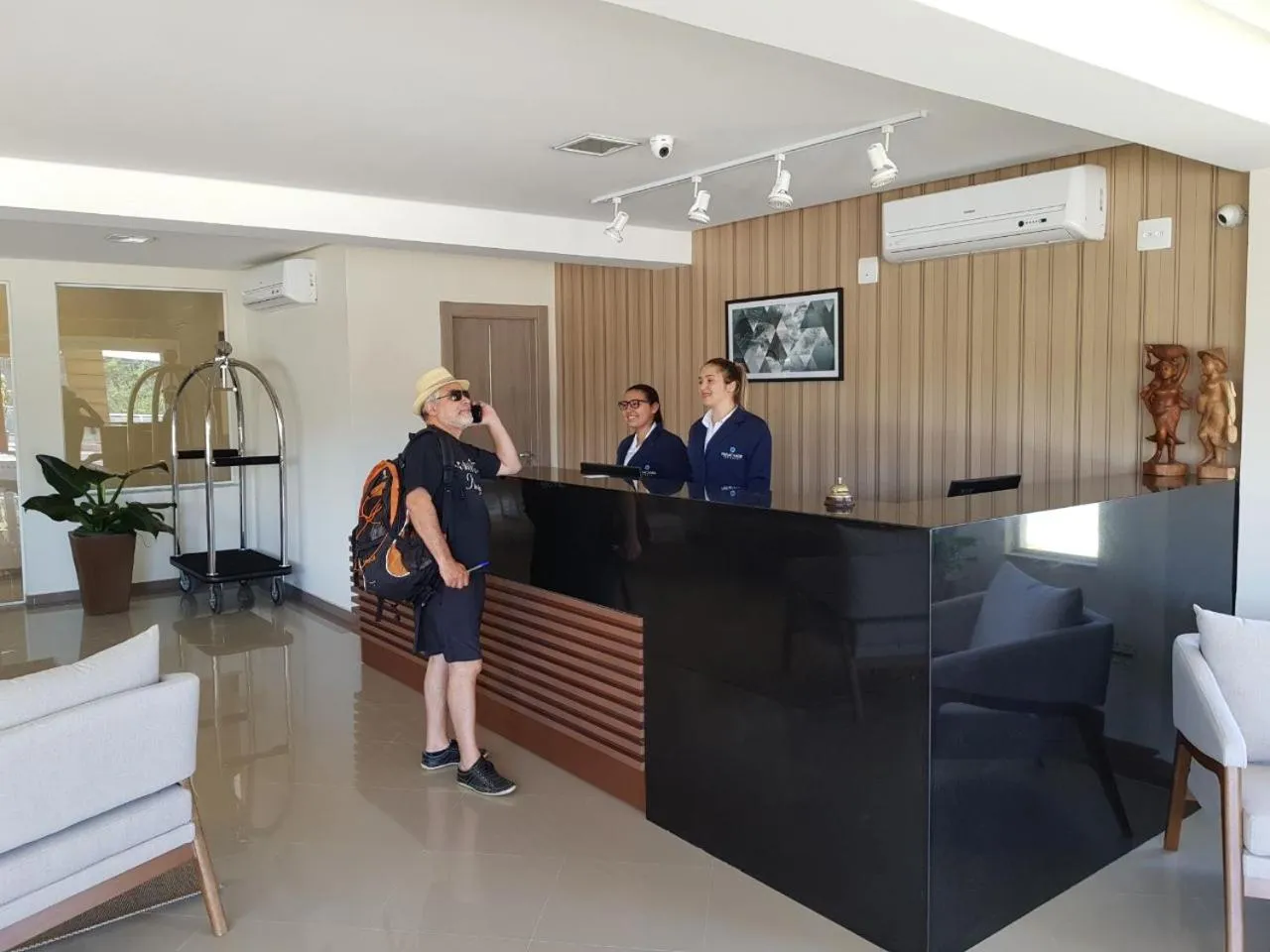 Lobby or reception in Paracambi Top Hotel