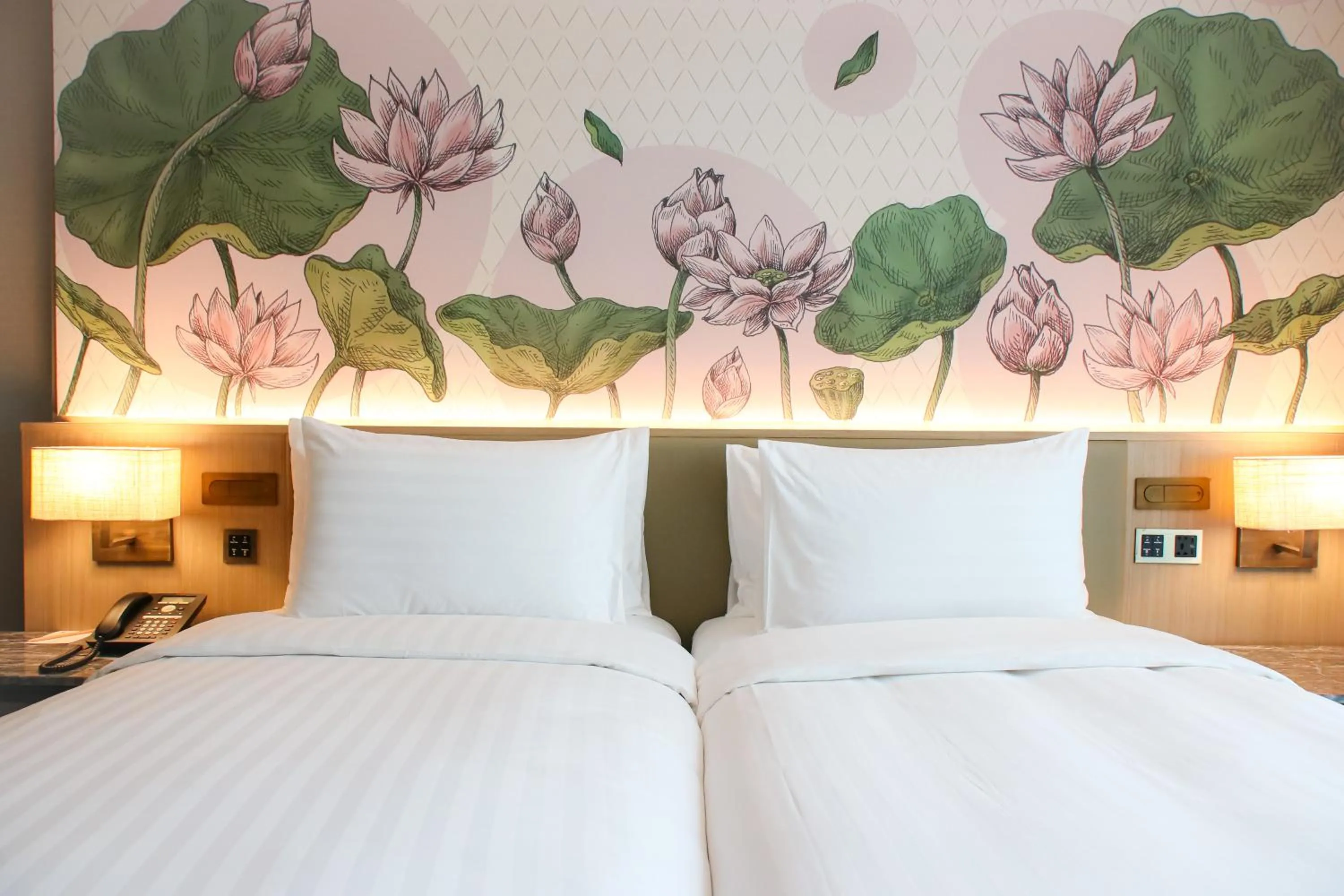 Bed in Sivatel Bangkok Hotel