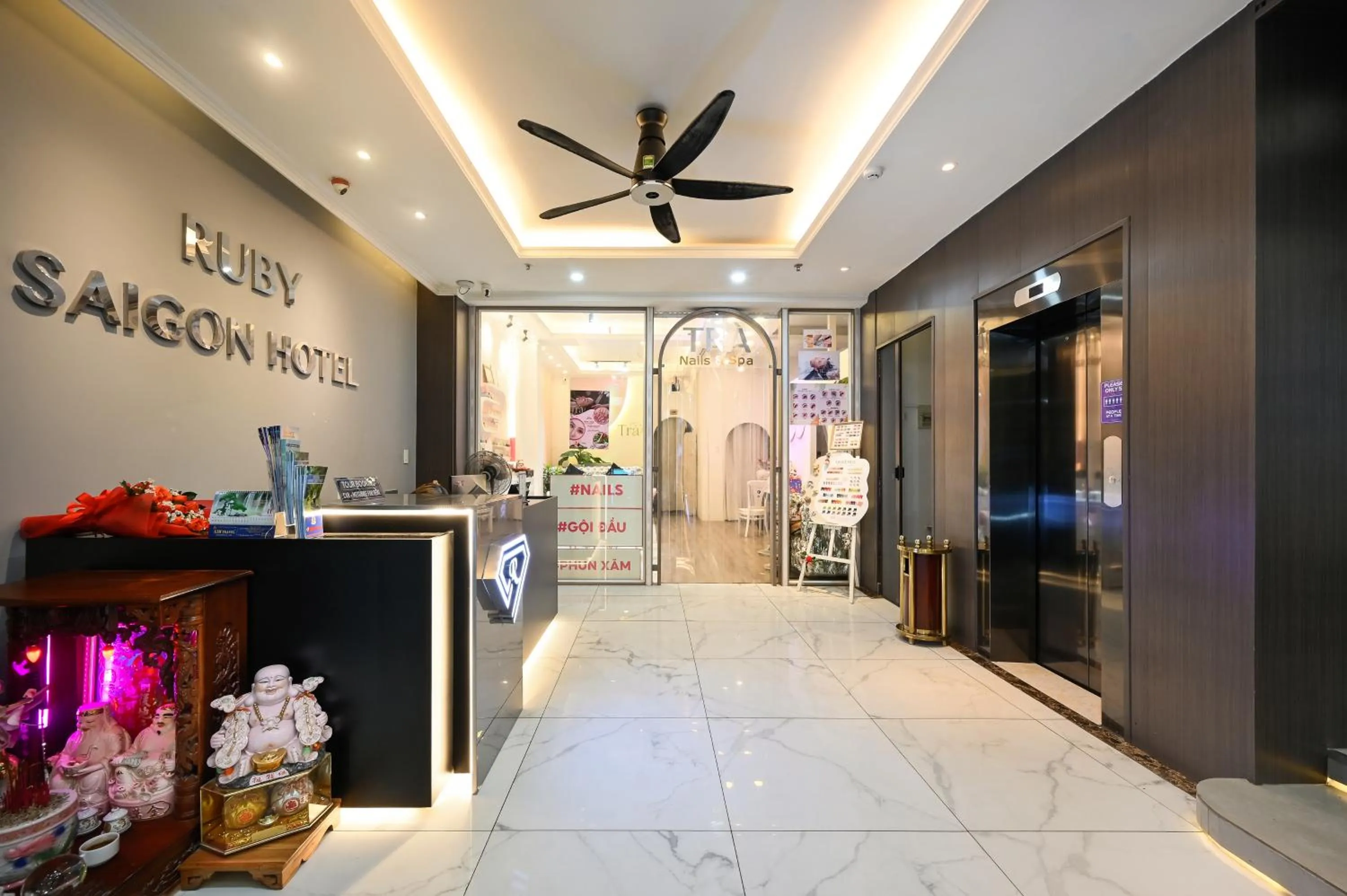 Lobby or reception in Ruby Saigon Hotel - Ben Thanh