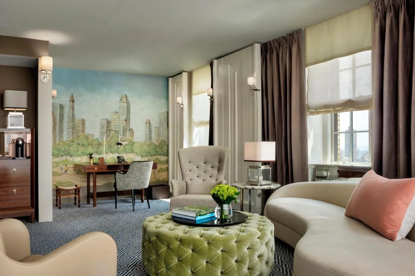 Living room in The Carlyle, A Rosewood Hotel