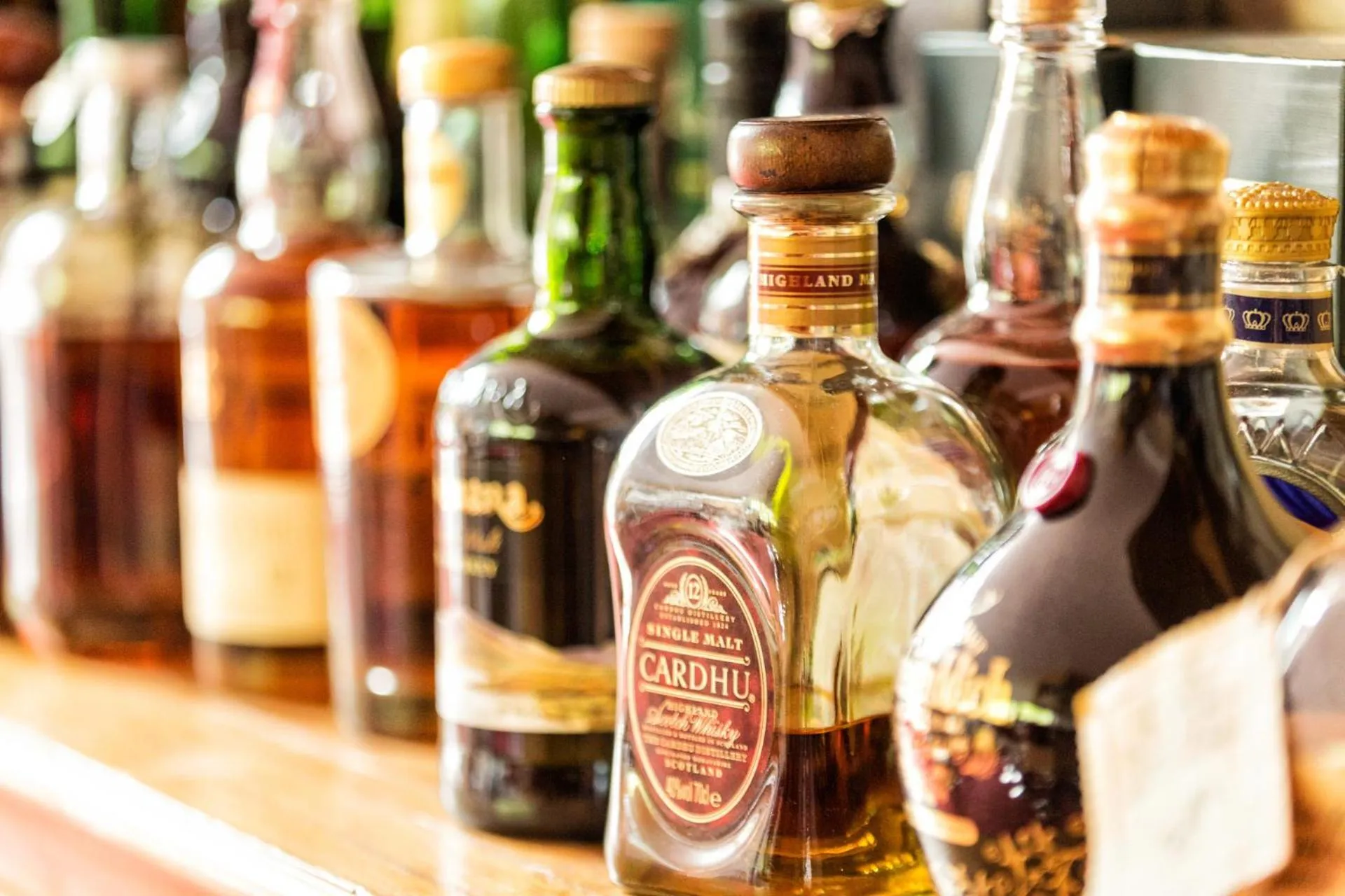 Alcoholic drinks in Hotel Pfeifer