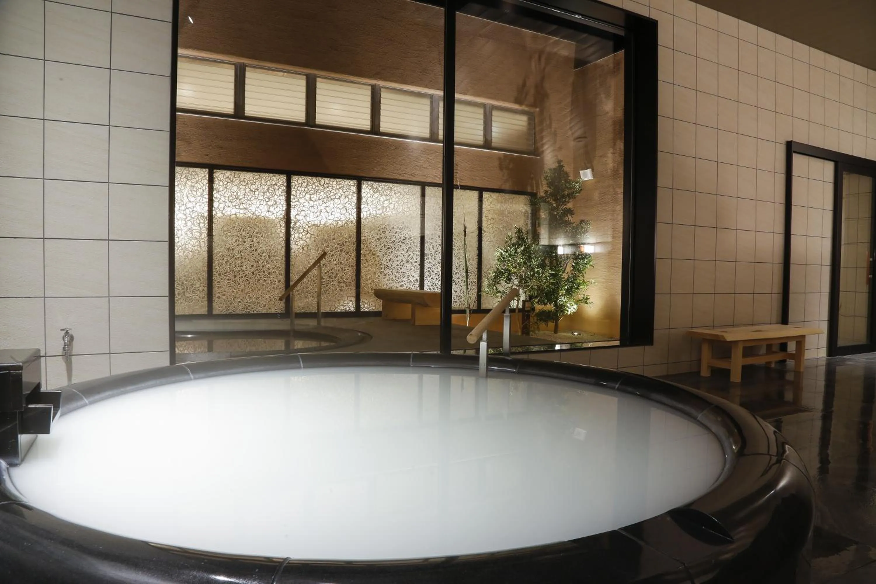 Hot Spring Bath in Nemu Resort Hotel Nemu