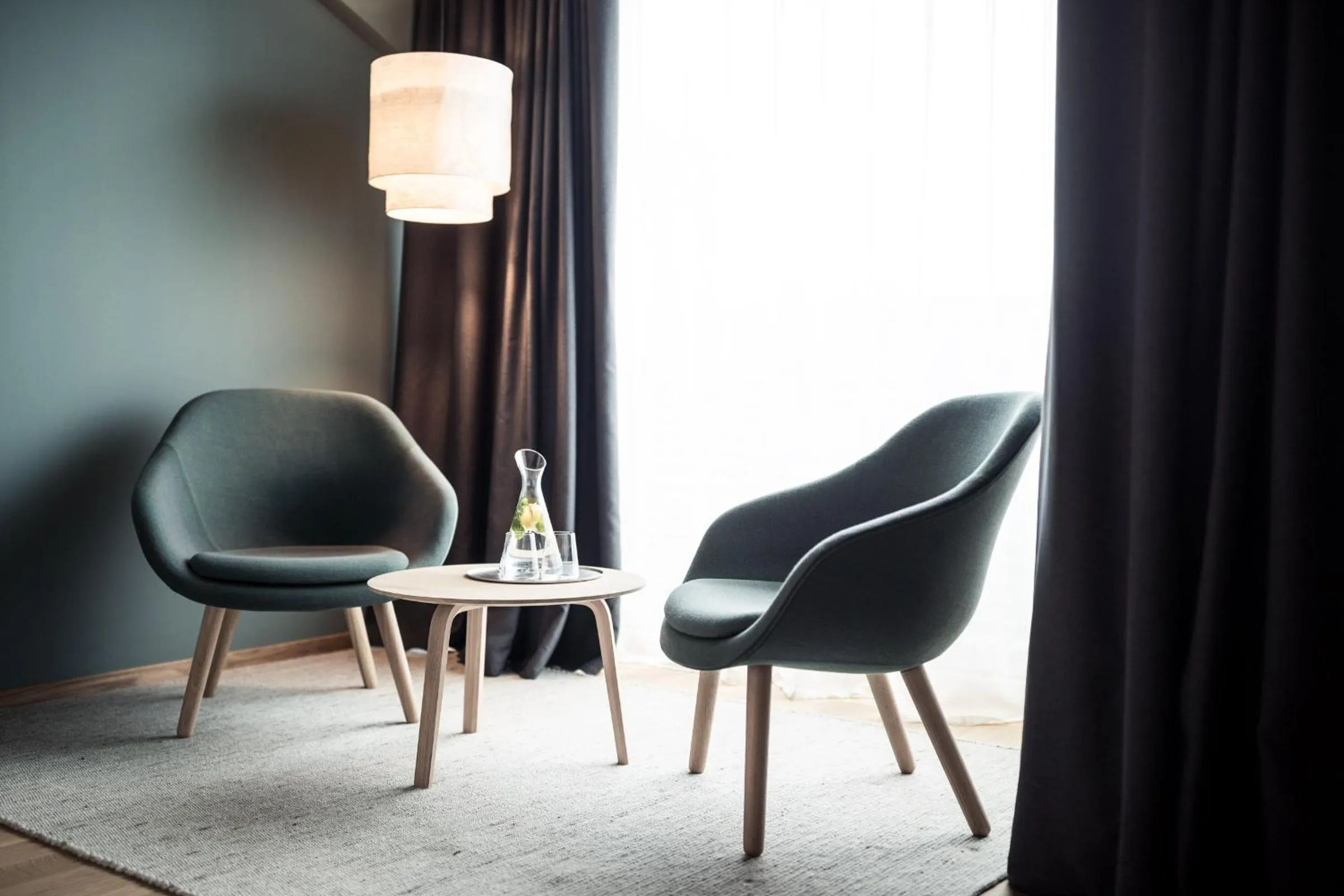 Seating area in Hotel Lamm