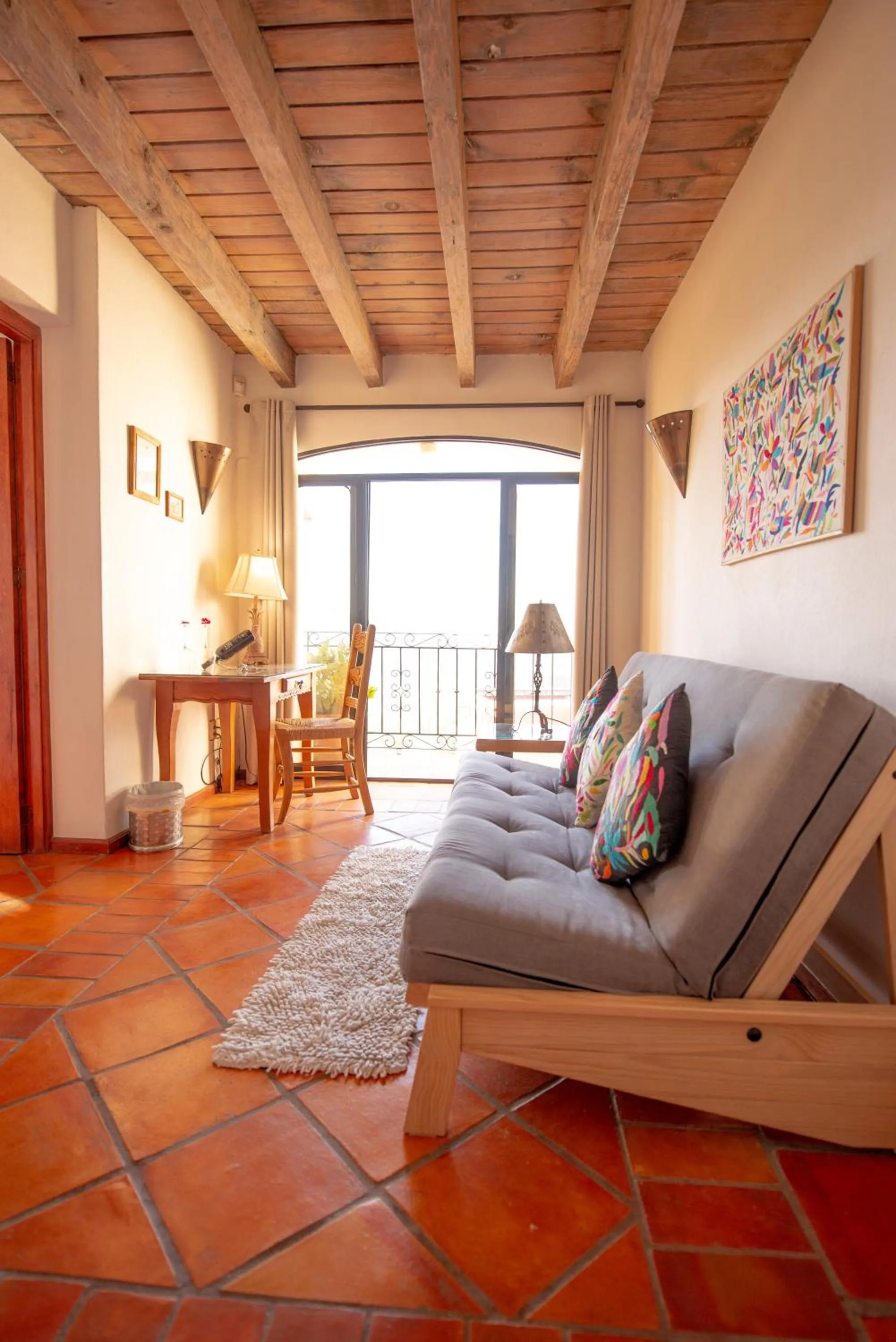 Balcony/Terrace in Casa Estrella de la Valenciana Hotel Boutique