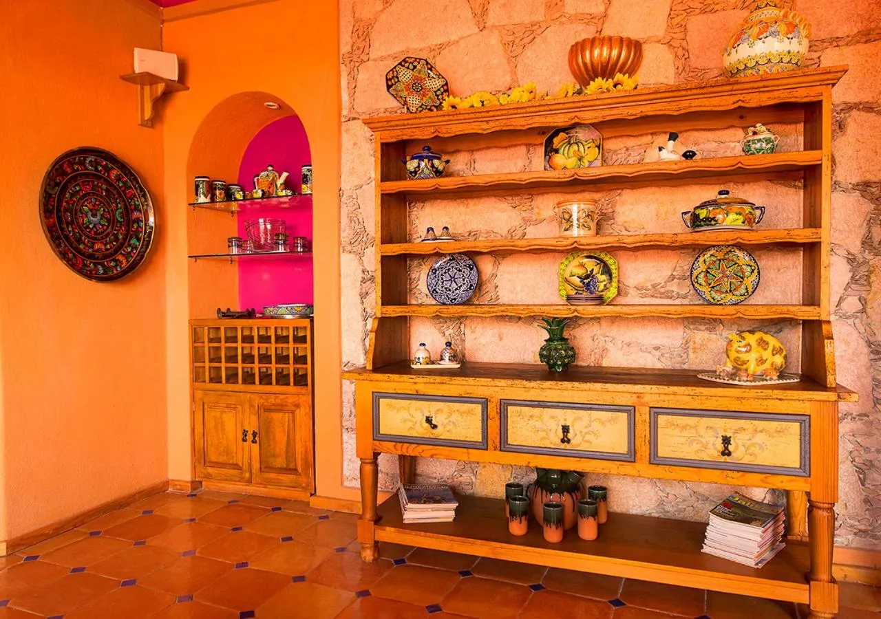 Kitchen or kitchenette in Casa Estrella de la Valenciana Hotel Boutique