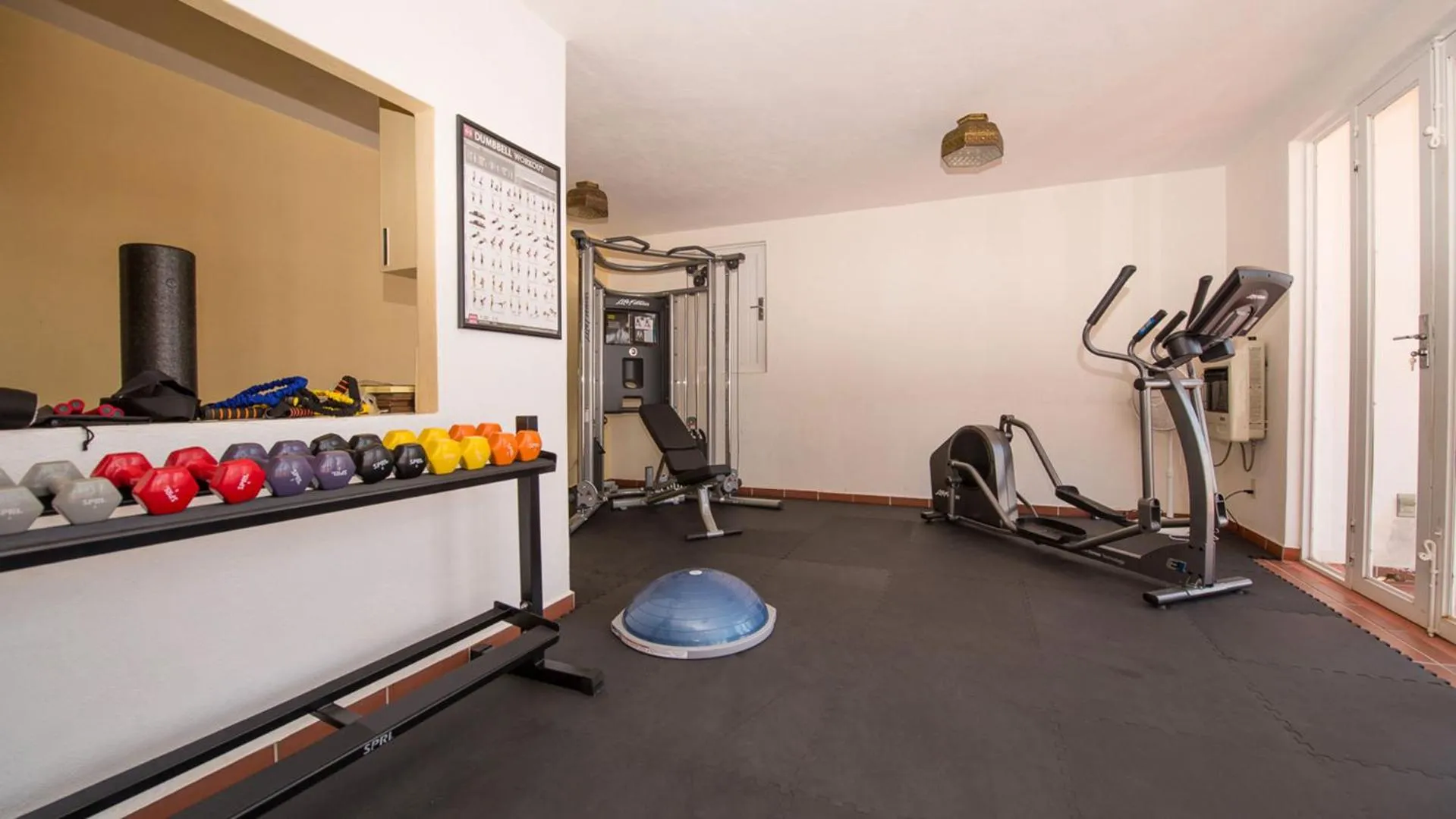 Fitness centre/facilities in Casa Estrella de la Valenciana Hotel Boutique