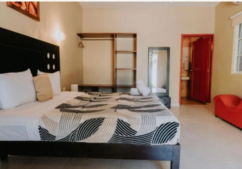 Bed in posada Don Antonio