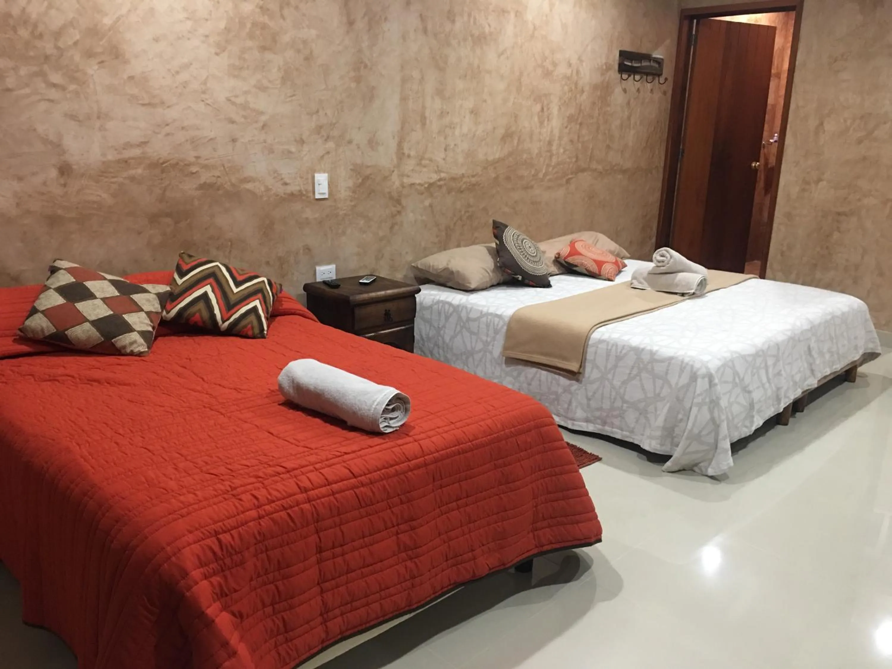 Bed in posada Don Antonio