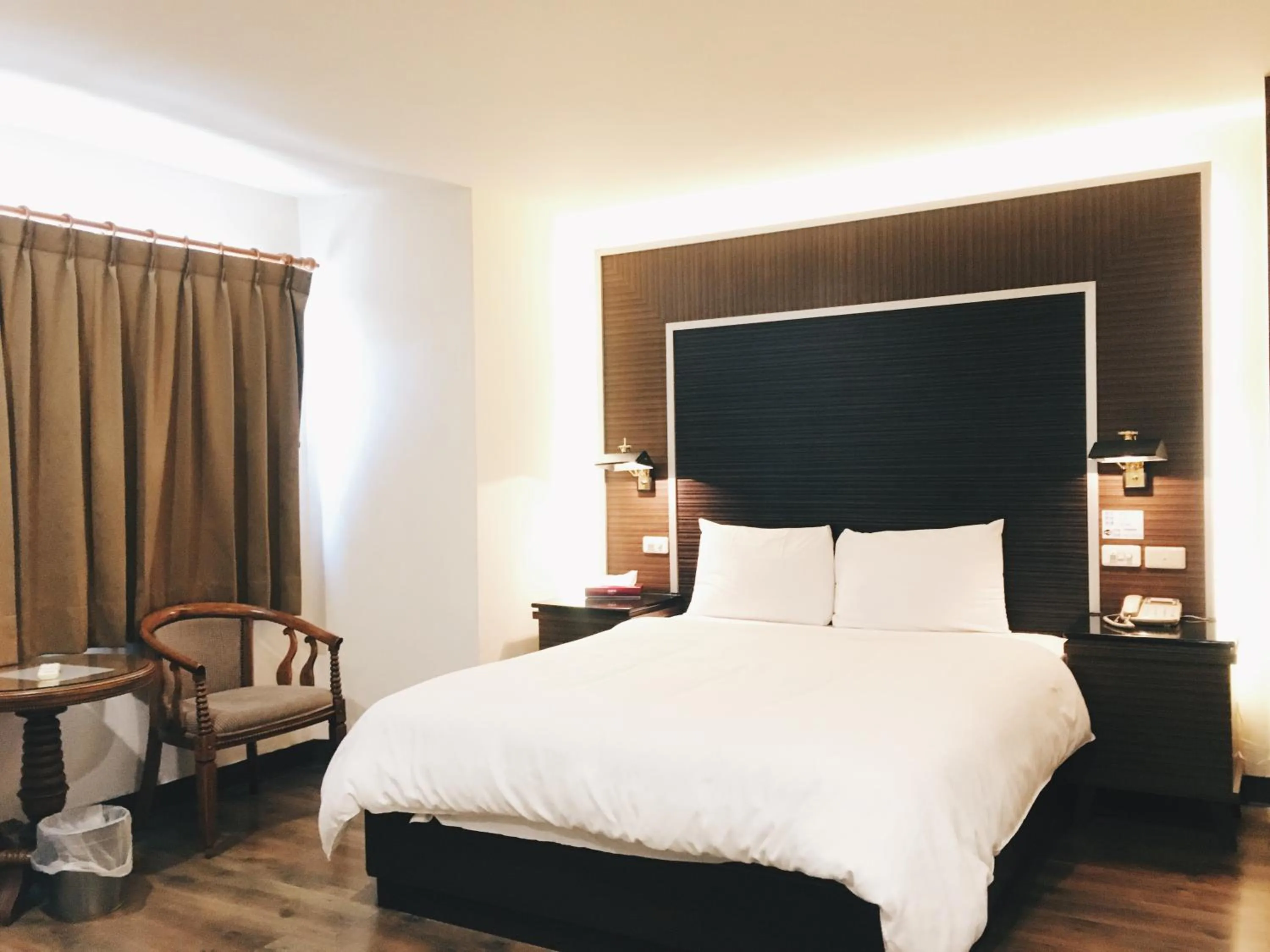 Bed in Hua Tai Hotel