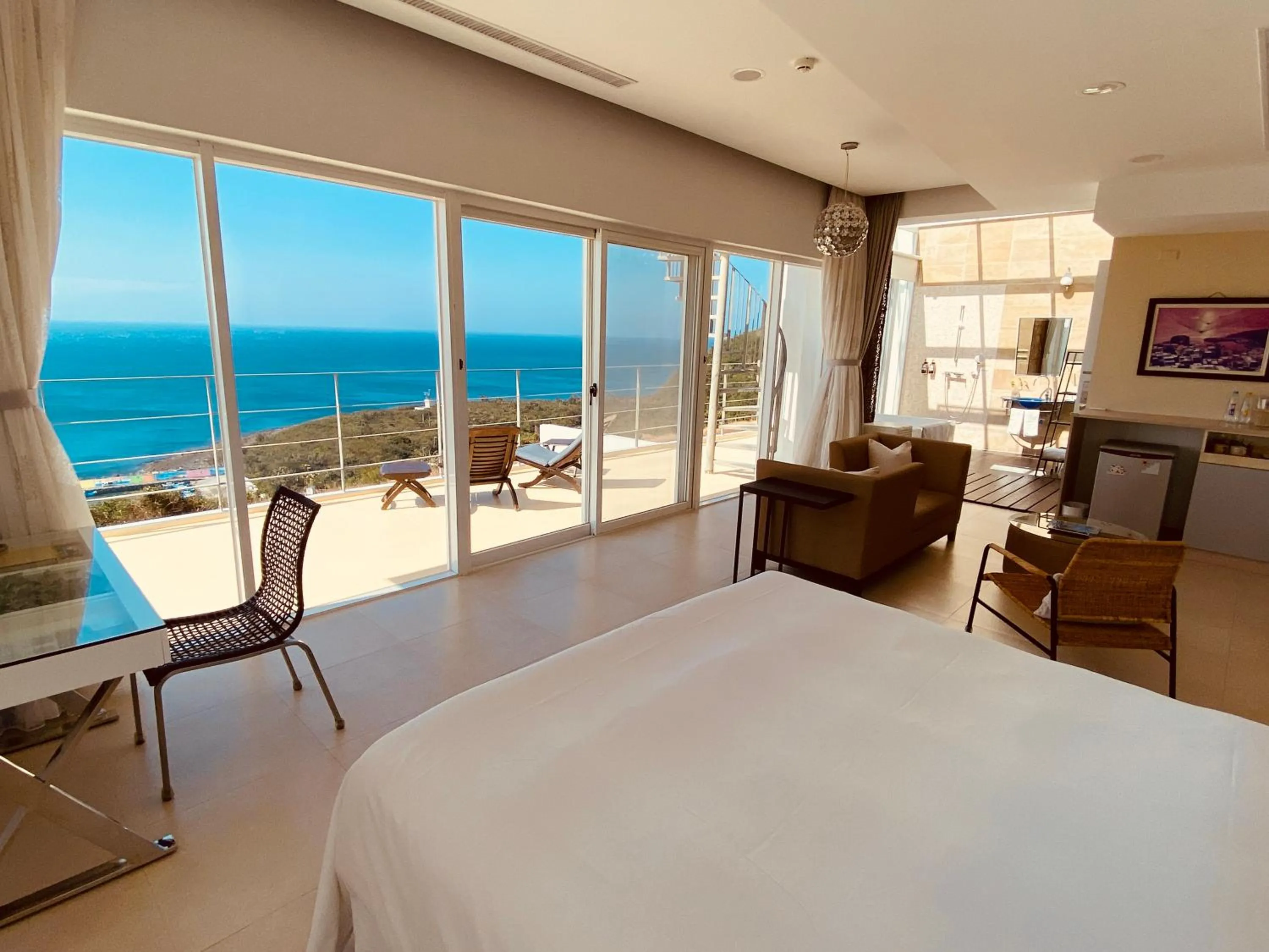 Bed in Kenting Ocean Paradise Resort