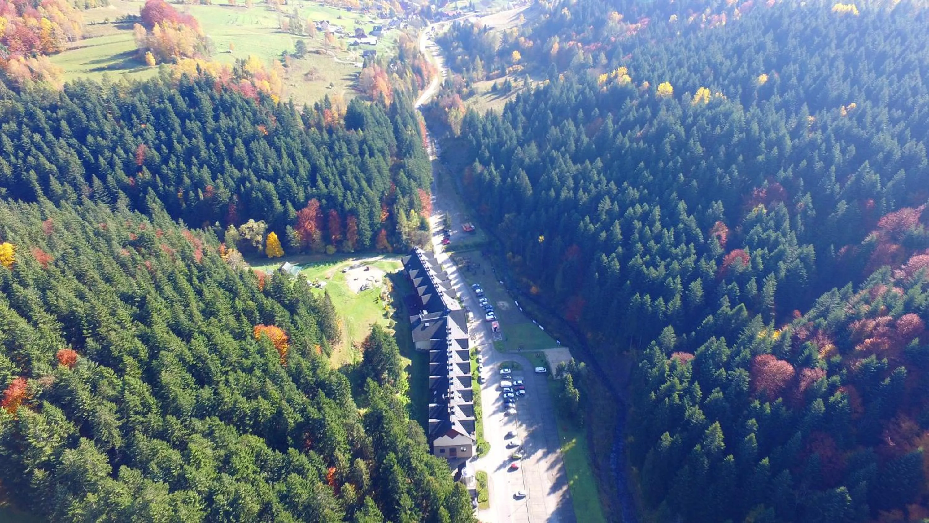 Bird's eye view in Wierchomla Ski & Spa Resort