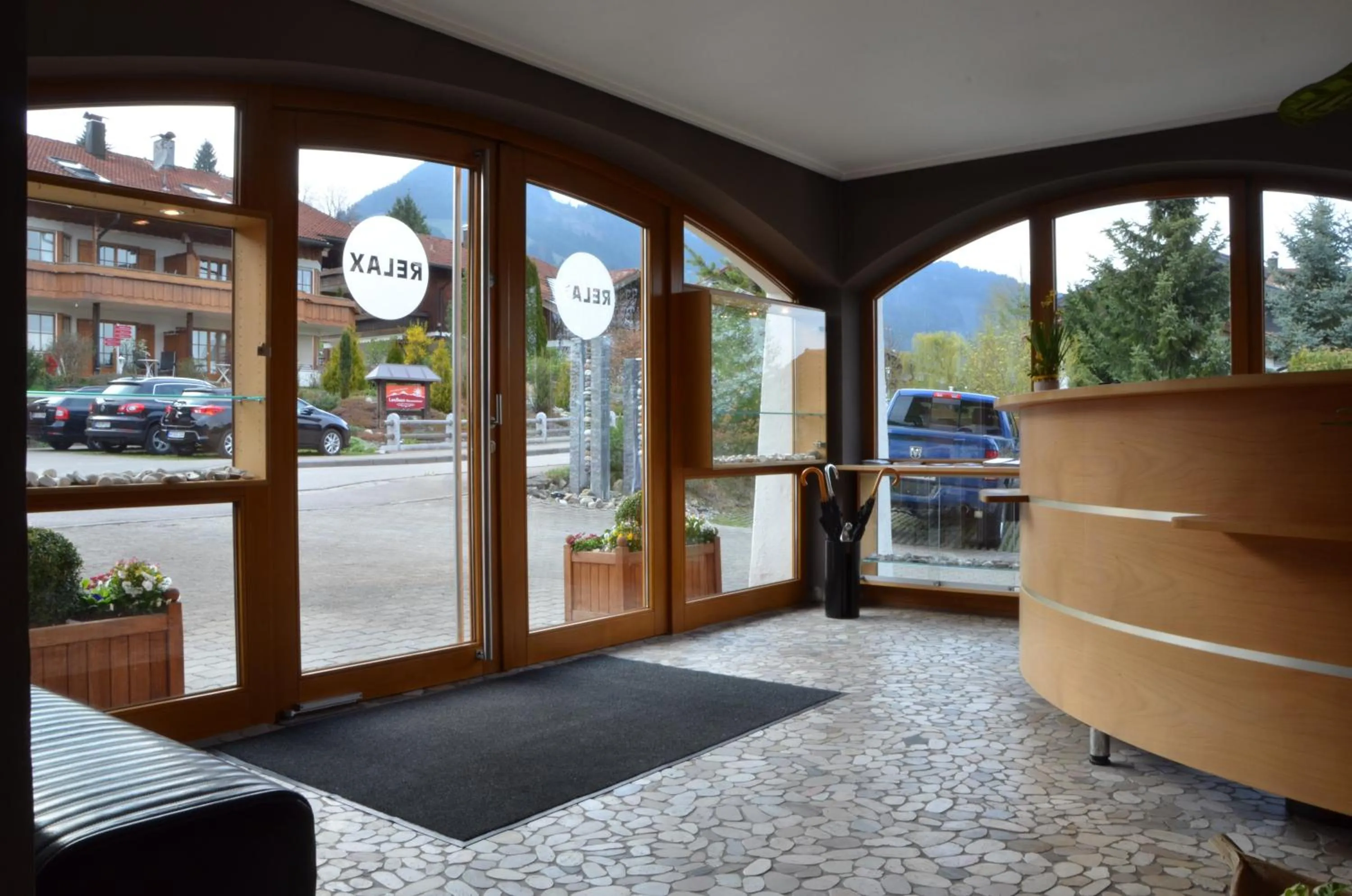 Lobby or reception in Nebelhorn Relaxhotel