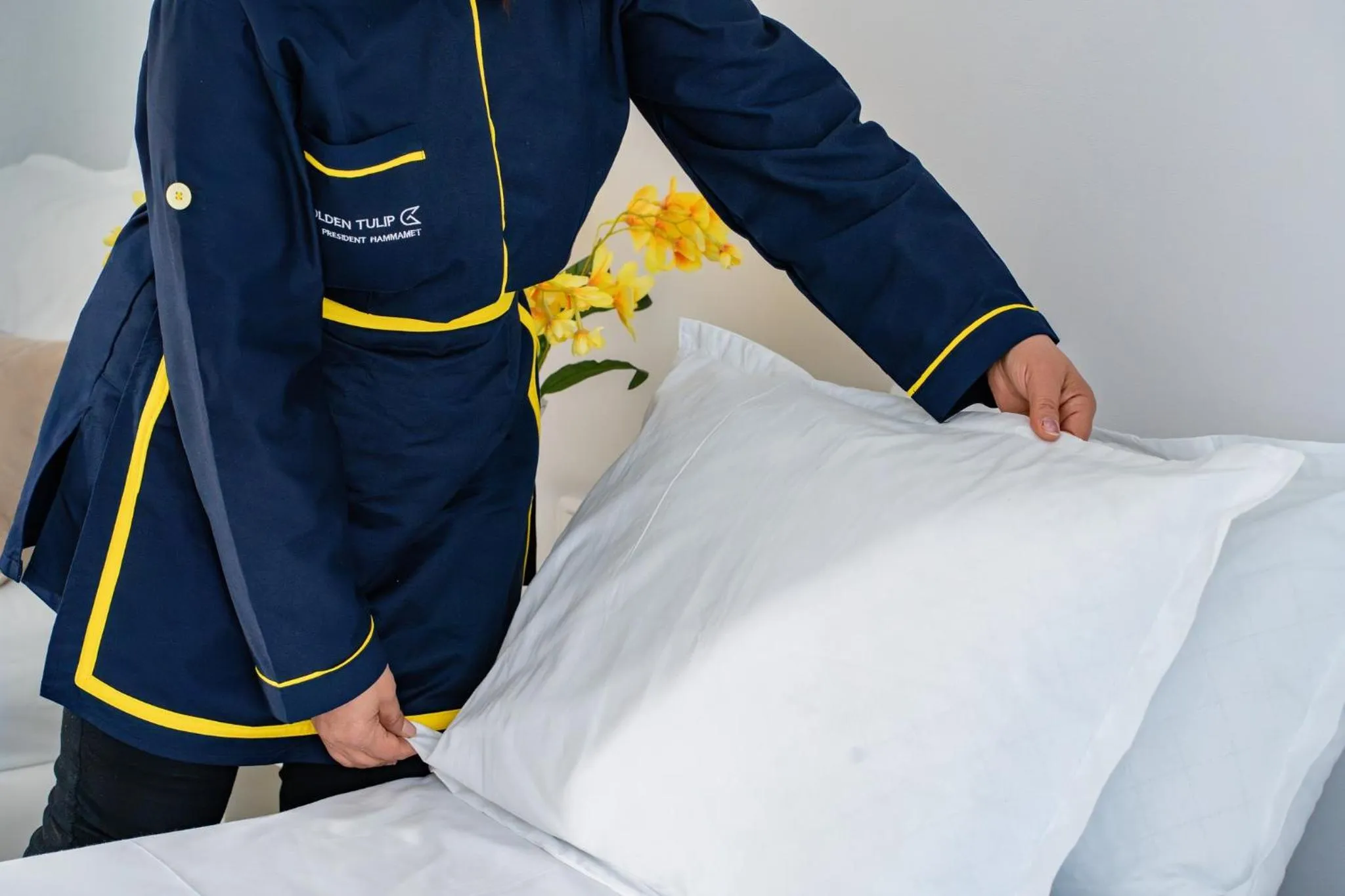 Bed in Golden Tulip Président Hammamet