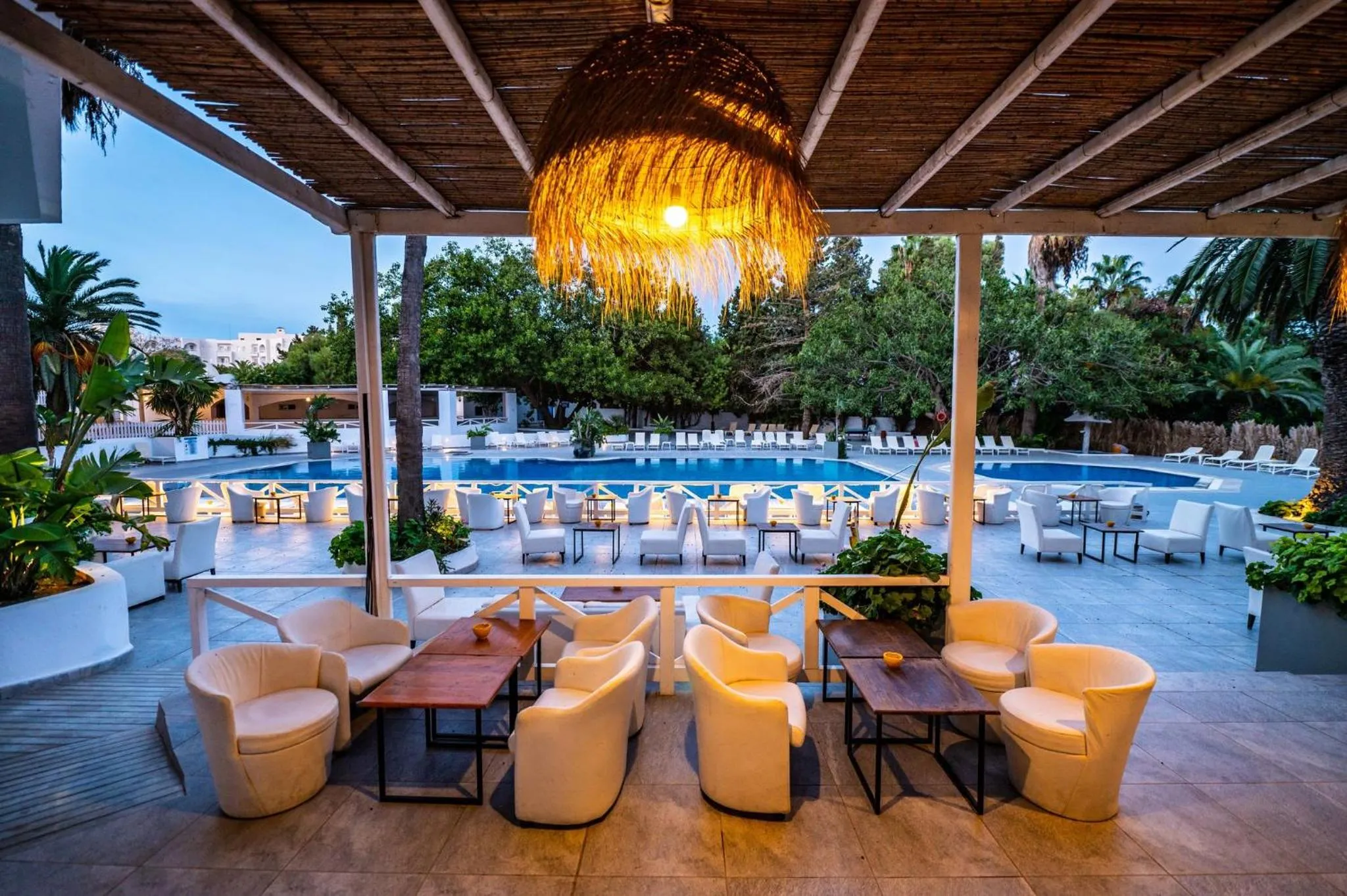 Patio in Golden Tulip Président Hammamet