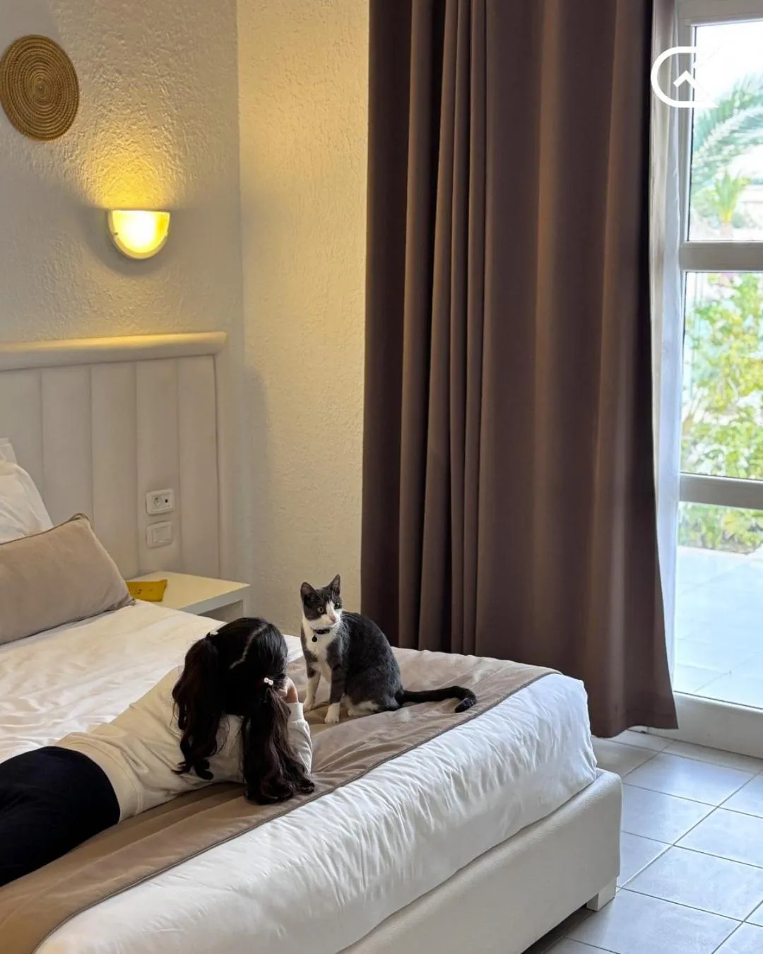 Bed in Golden Tulip Président Hammamet