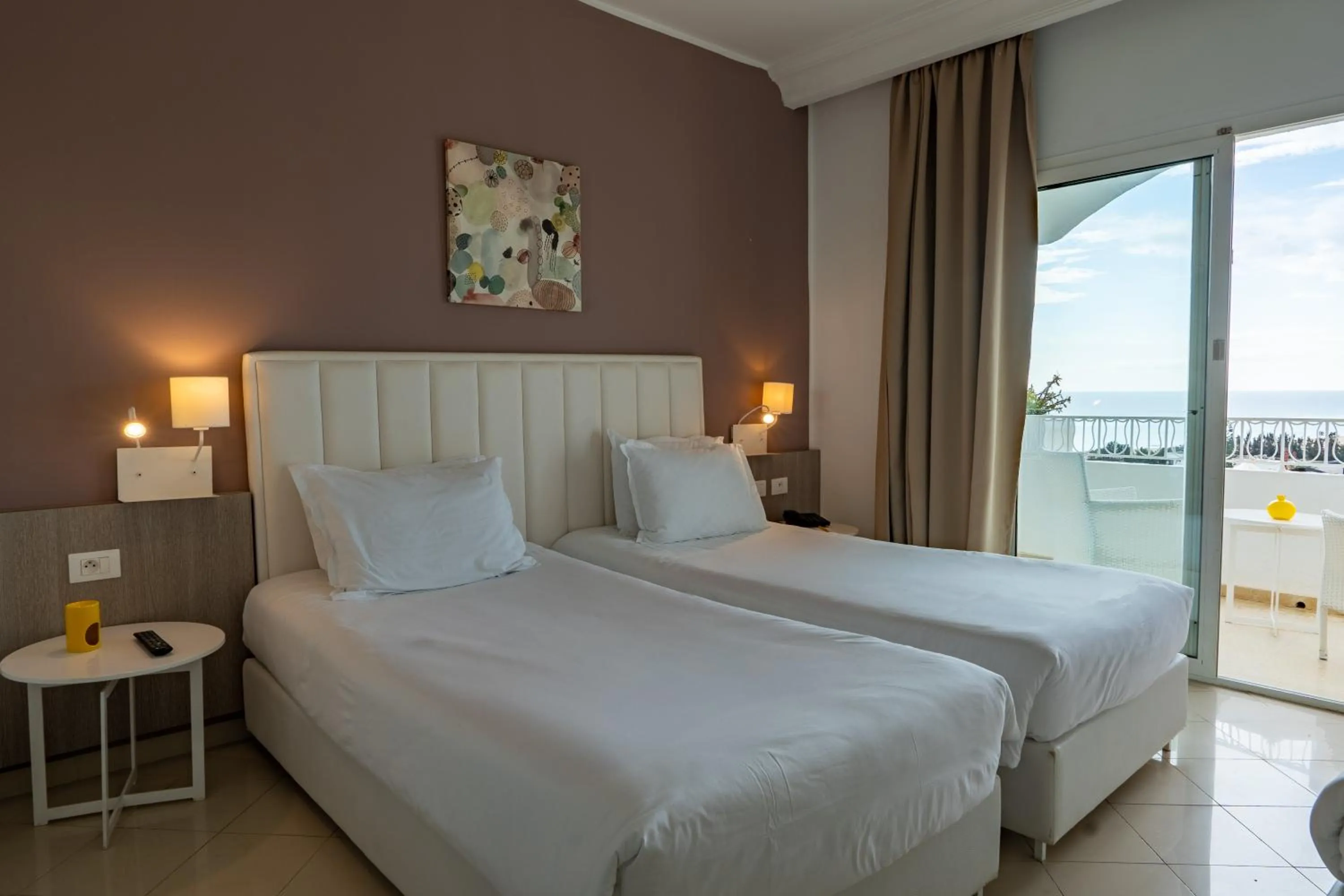 Bed in Golden Tulip Président Hammamet