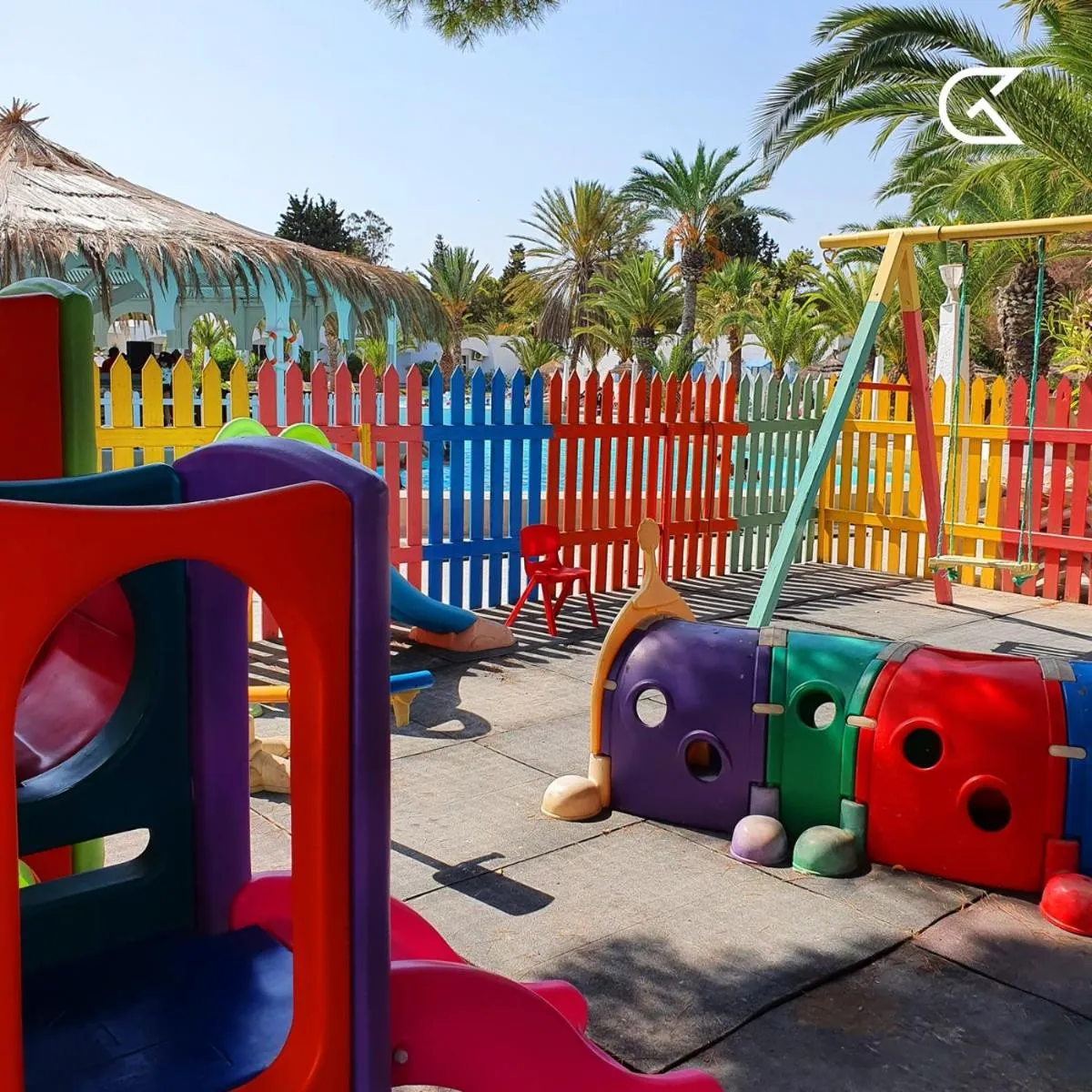 Children play ground in Golden Tulip Président Hammamet