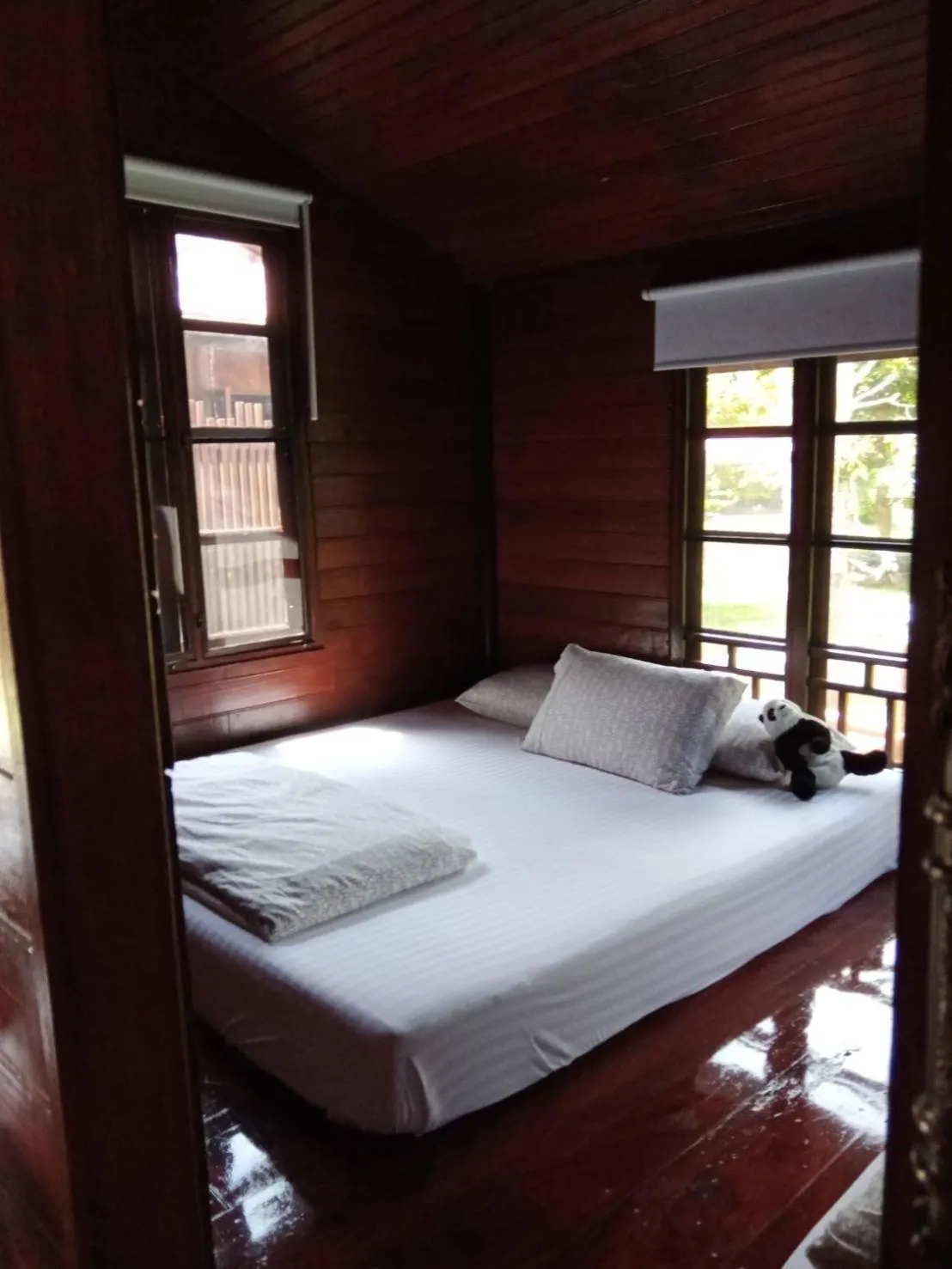 Bed in BaanRai KhunYa บ้านไร่คุณย่า