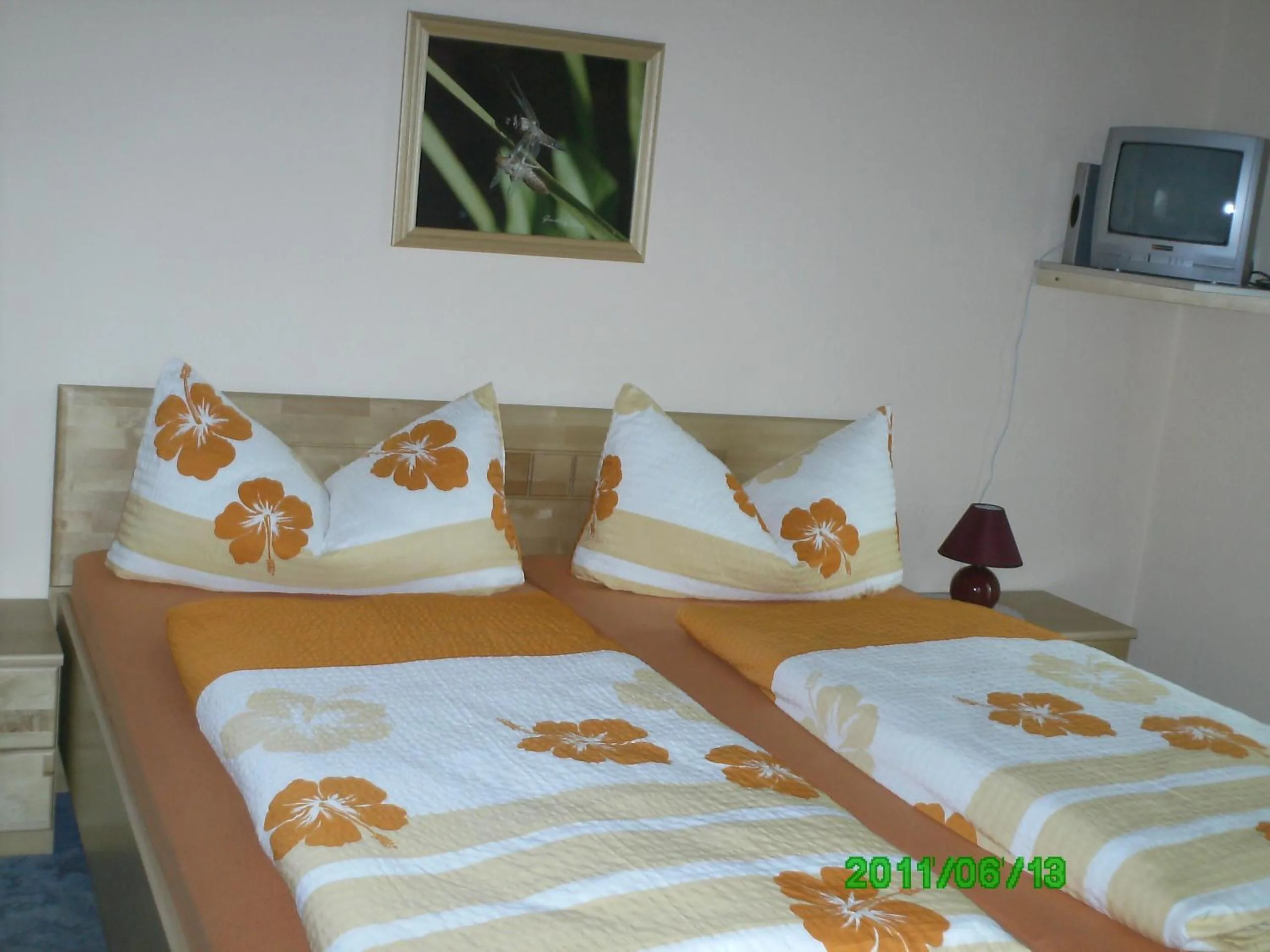 Bed in Ferienwohnungen Egger