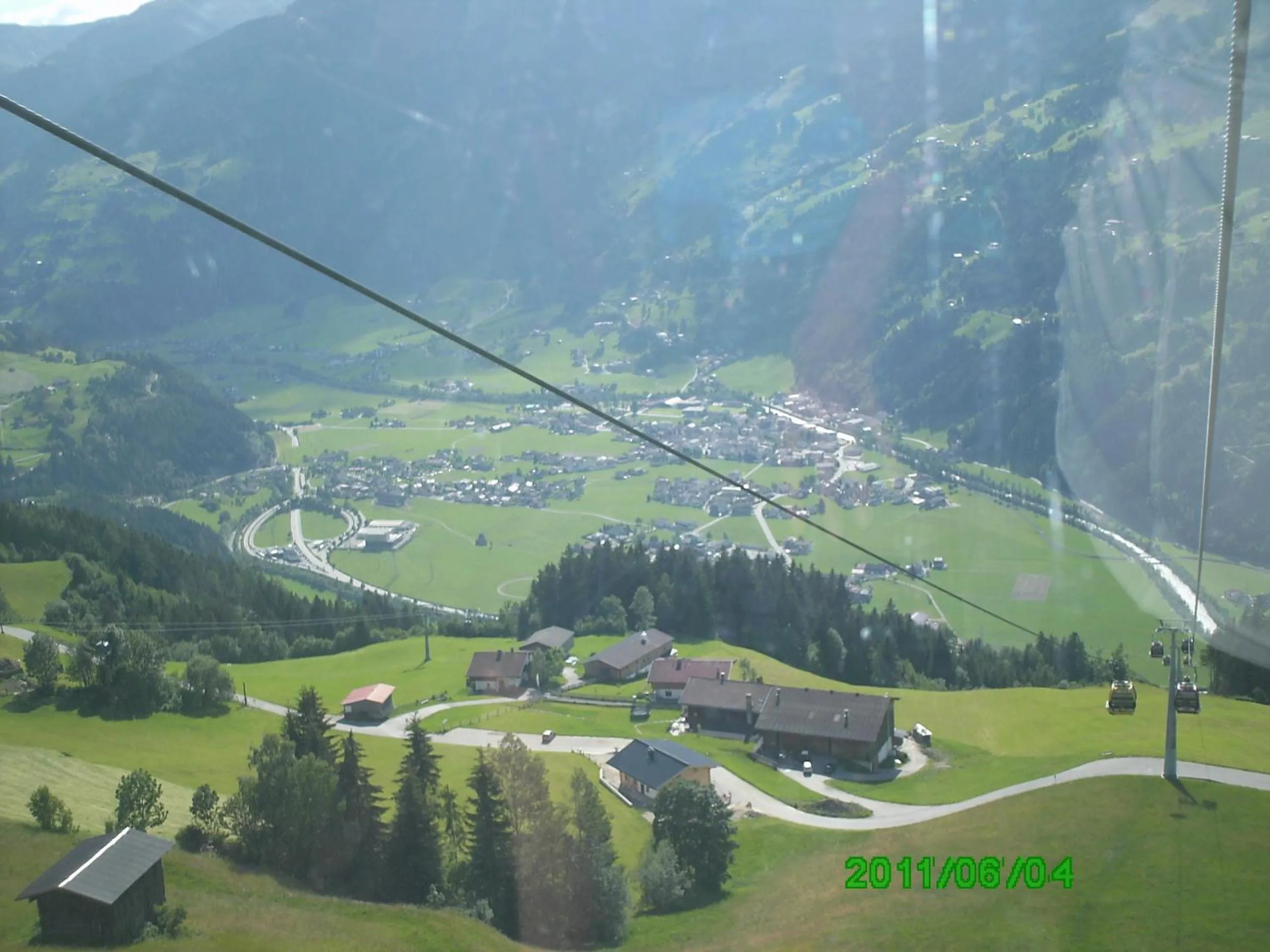 Bird's eye view in Ferienwohnungen Egger