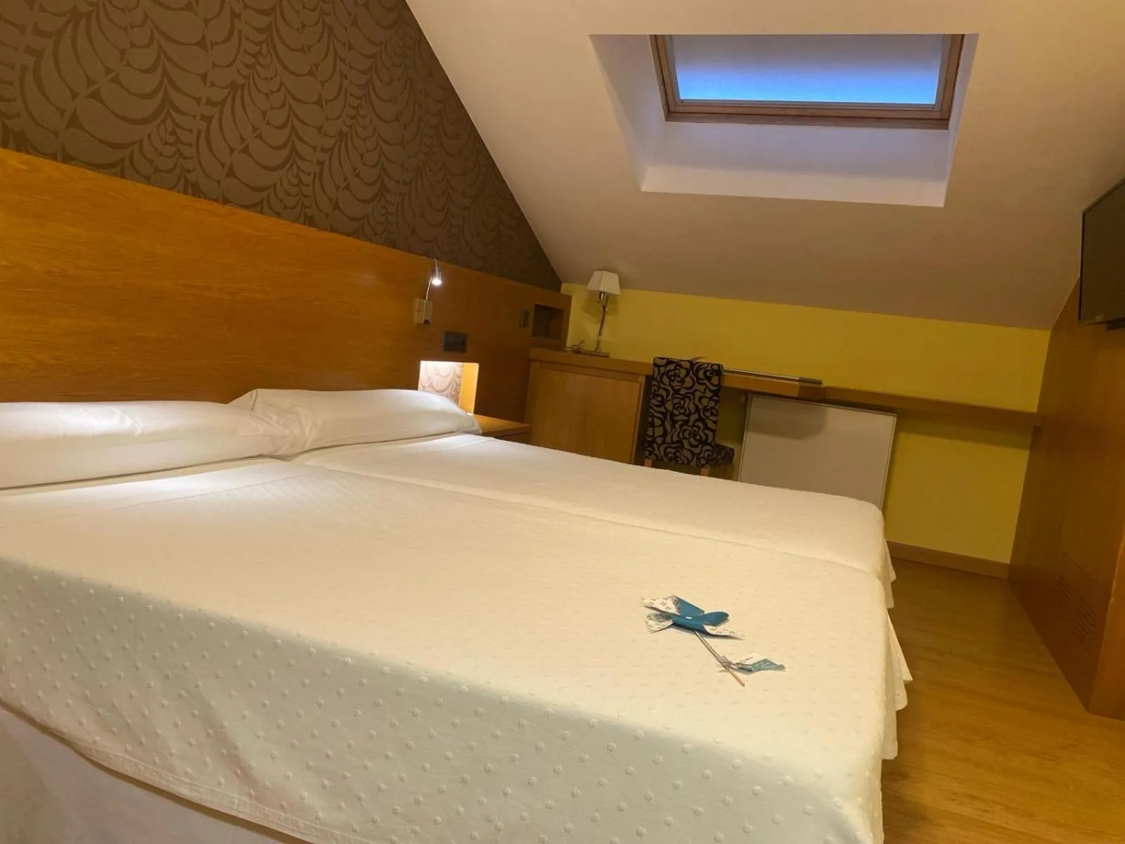 Bed in Hotel Nordés