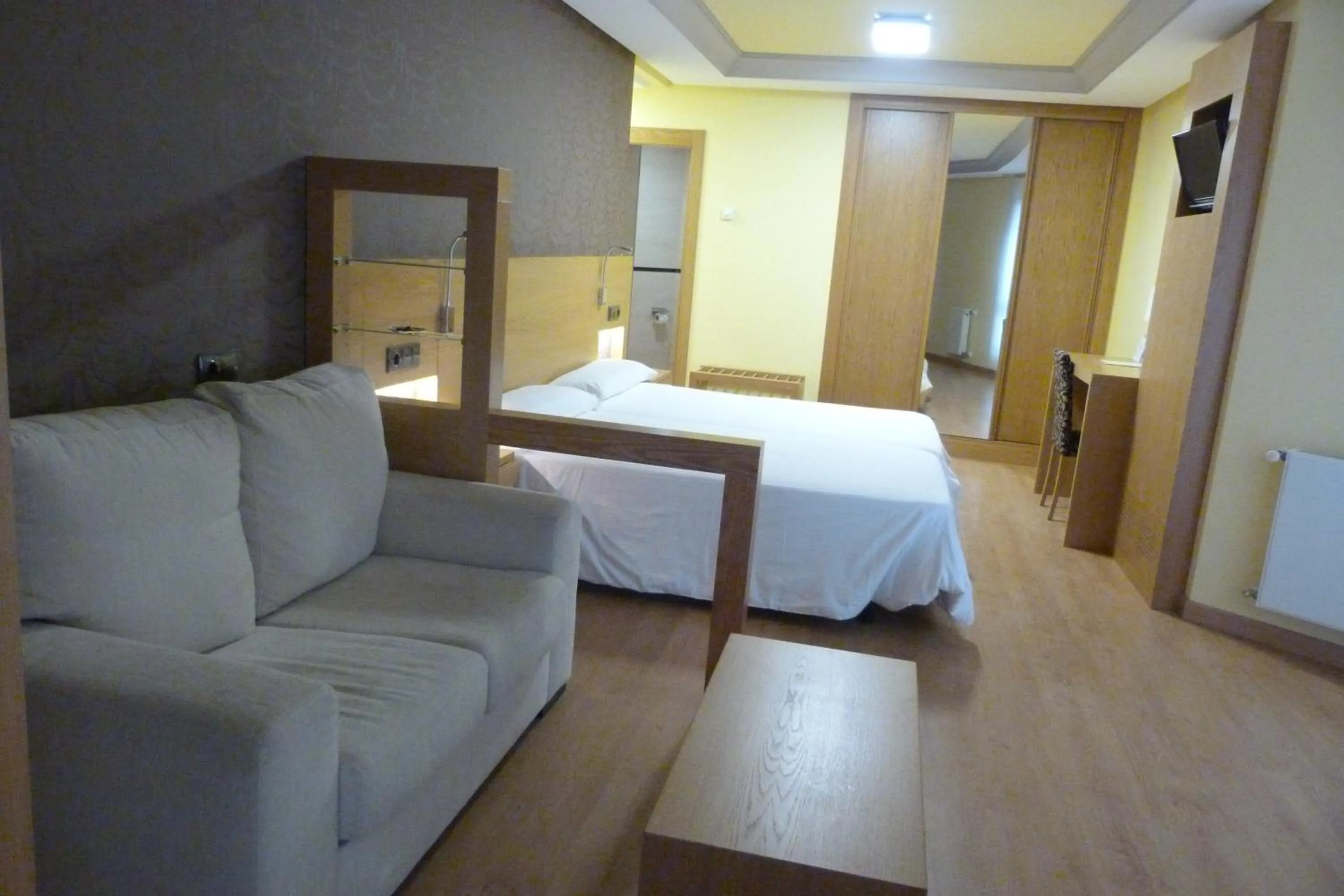 Bed in Hotel Nordés