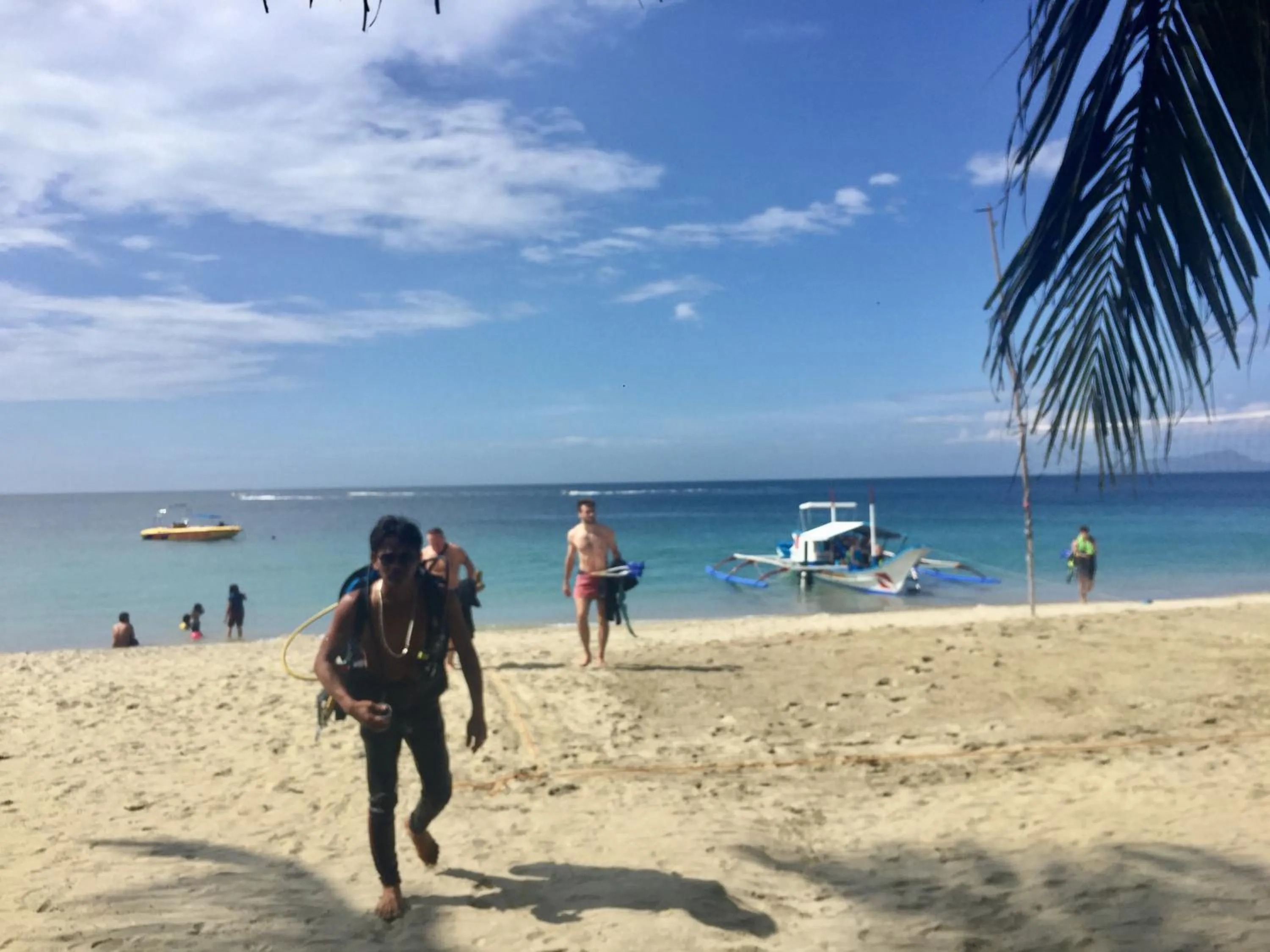 People in Riverside at Aninuan Accommodation and Food