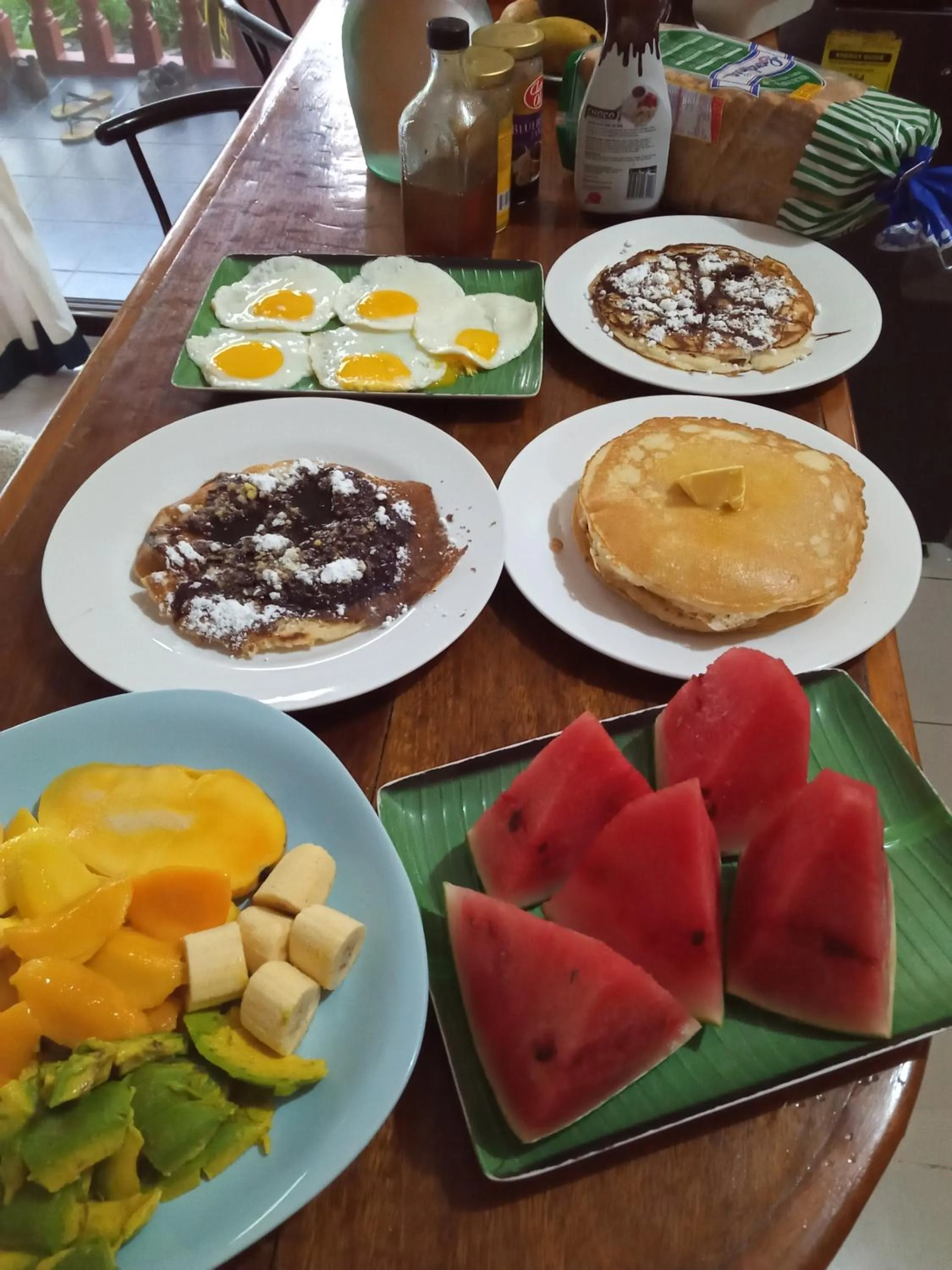 Breakfast in Riverside at Aninuan Accommodation and Food