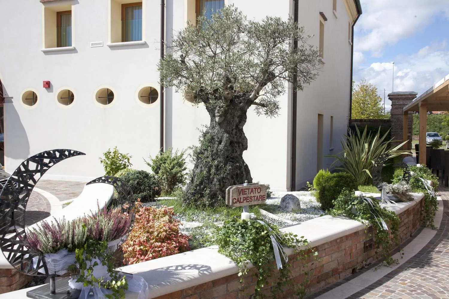 Patio in Albergo Antica Corte Marchesini