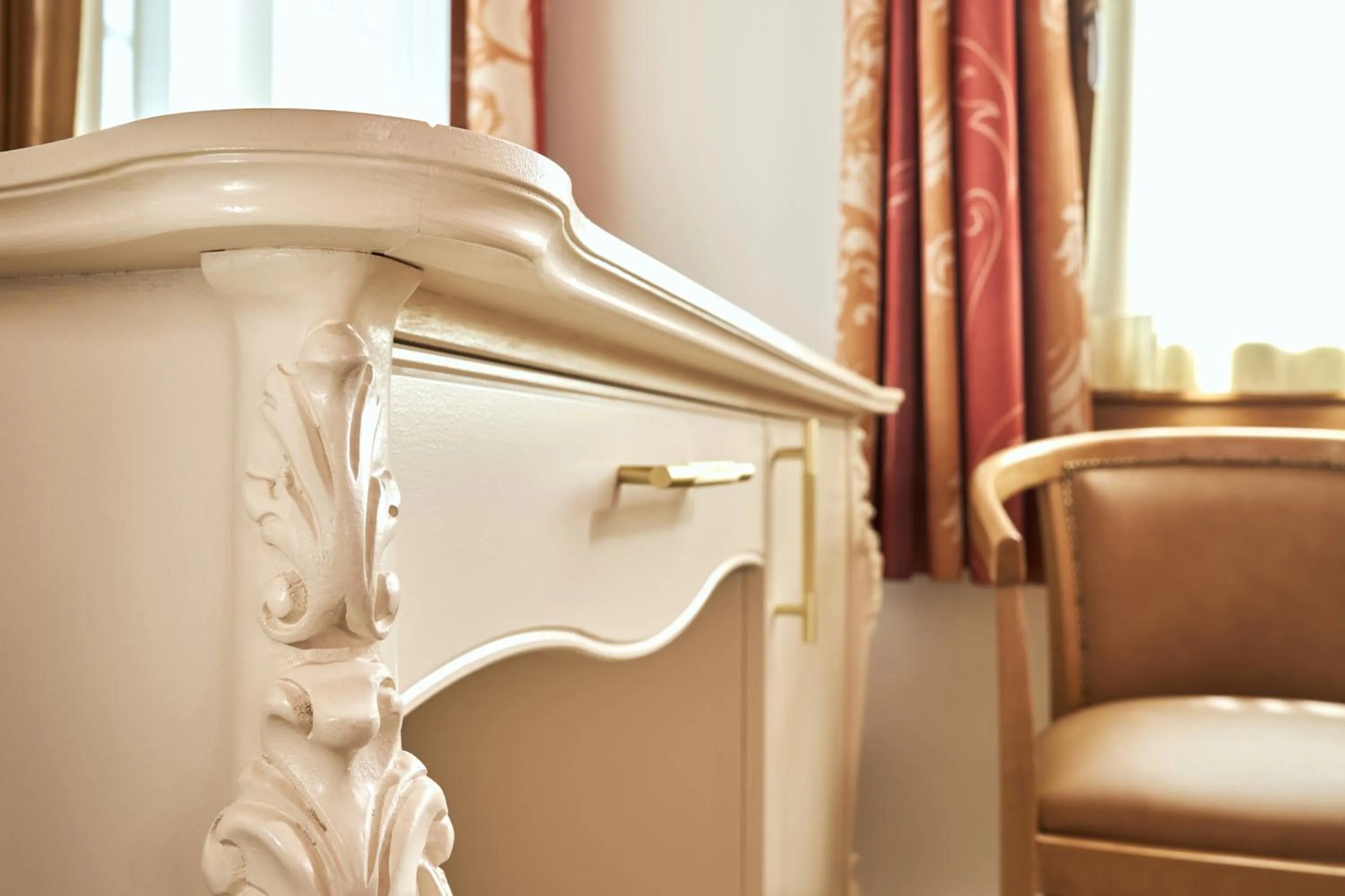 Decorative detail in Albergo Antica Corte Marchesini