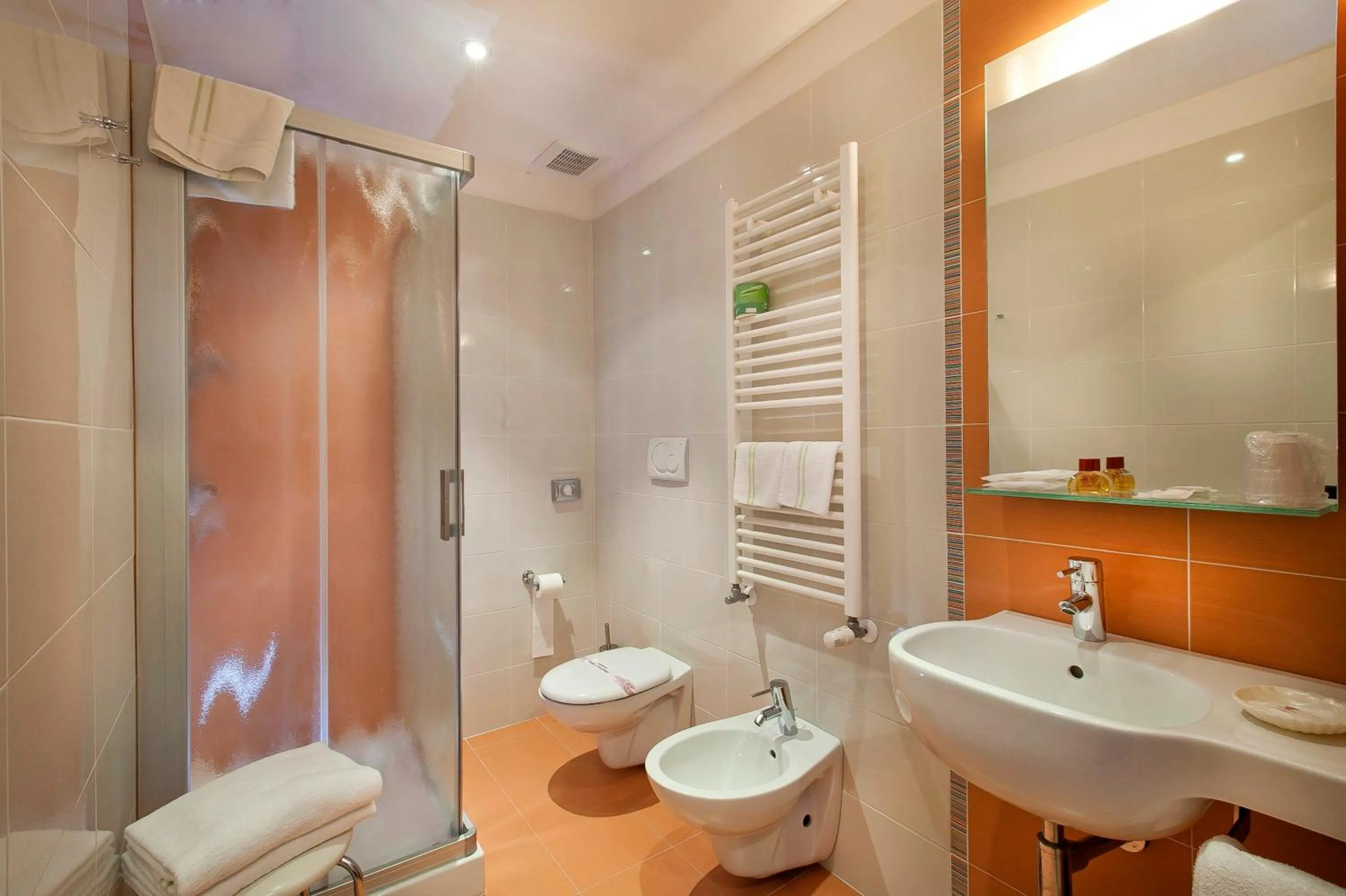 Bathroom in Albergo Antica Corte Marchesini