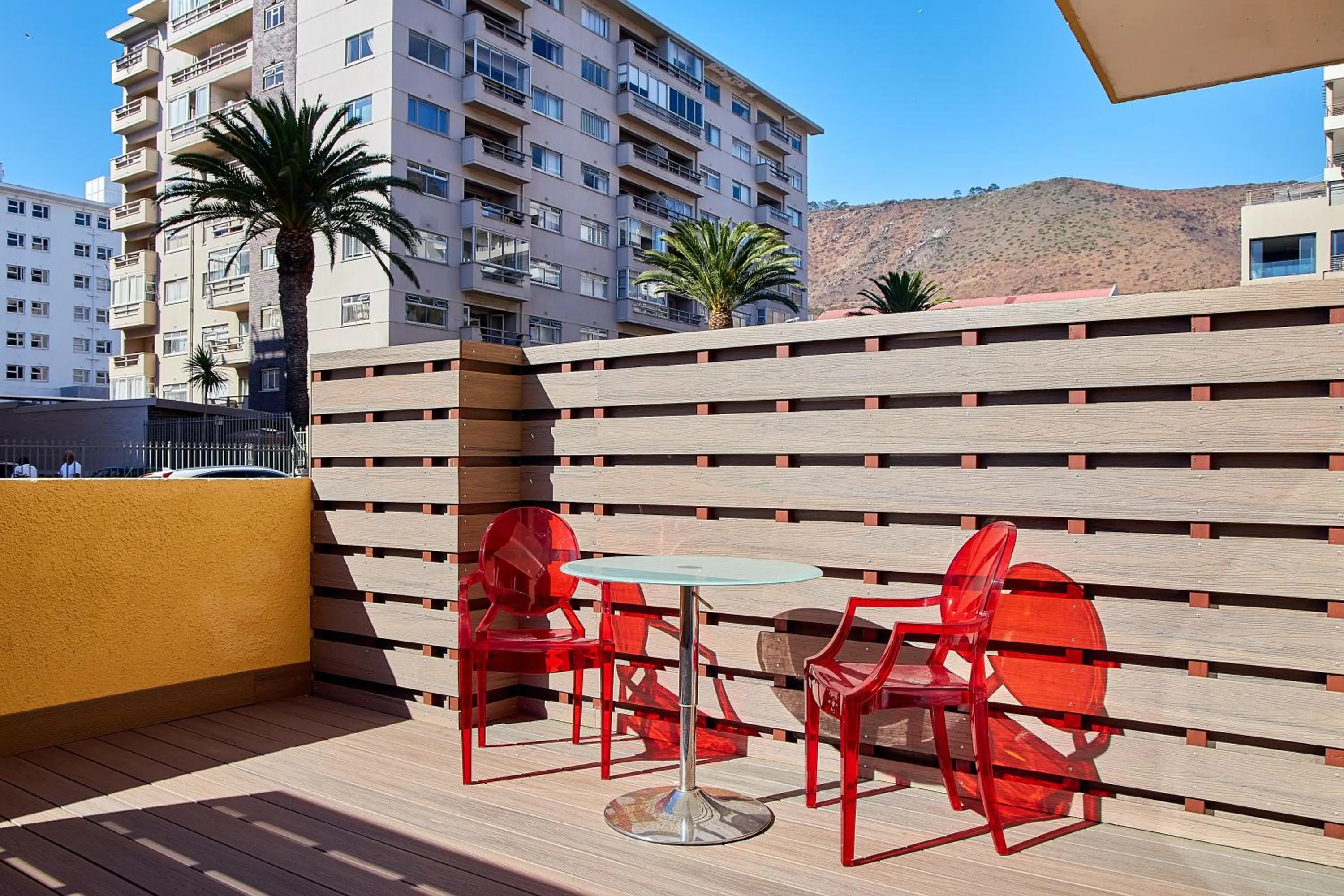 Patio in First Group Riviera Suites