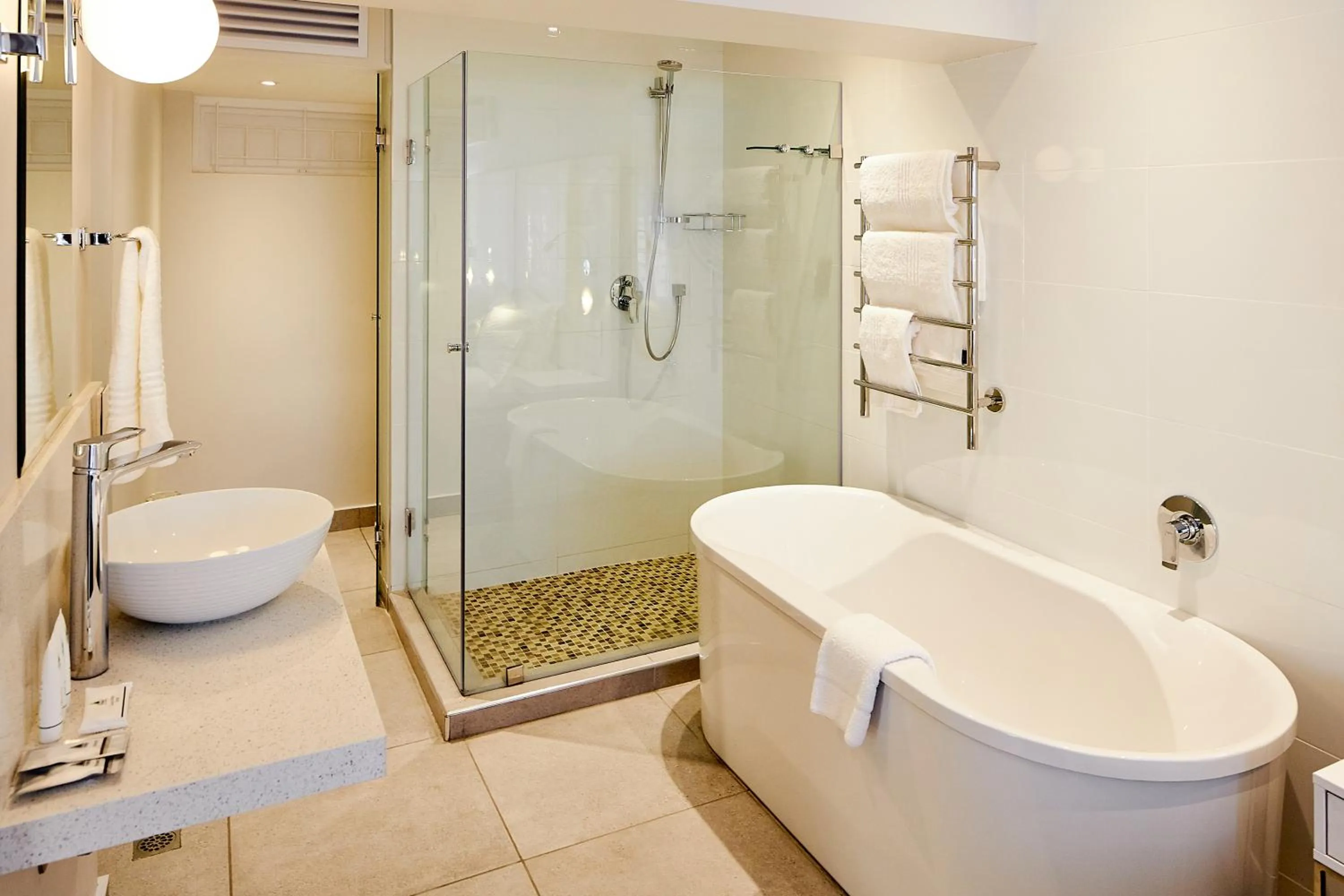 Shower in First Group Riviera Suites