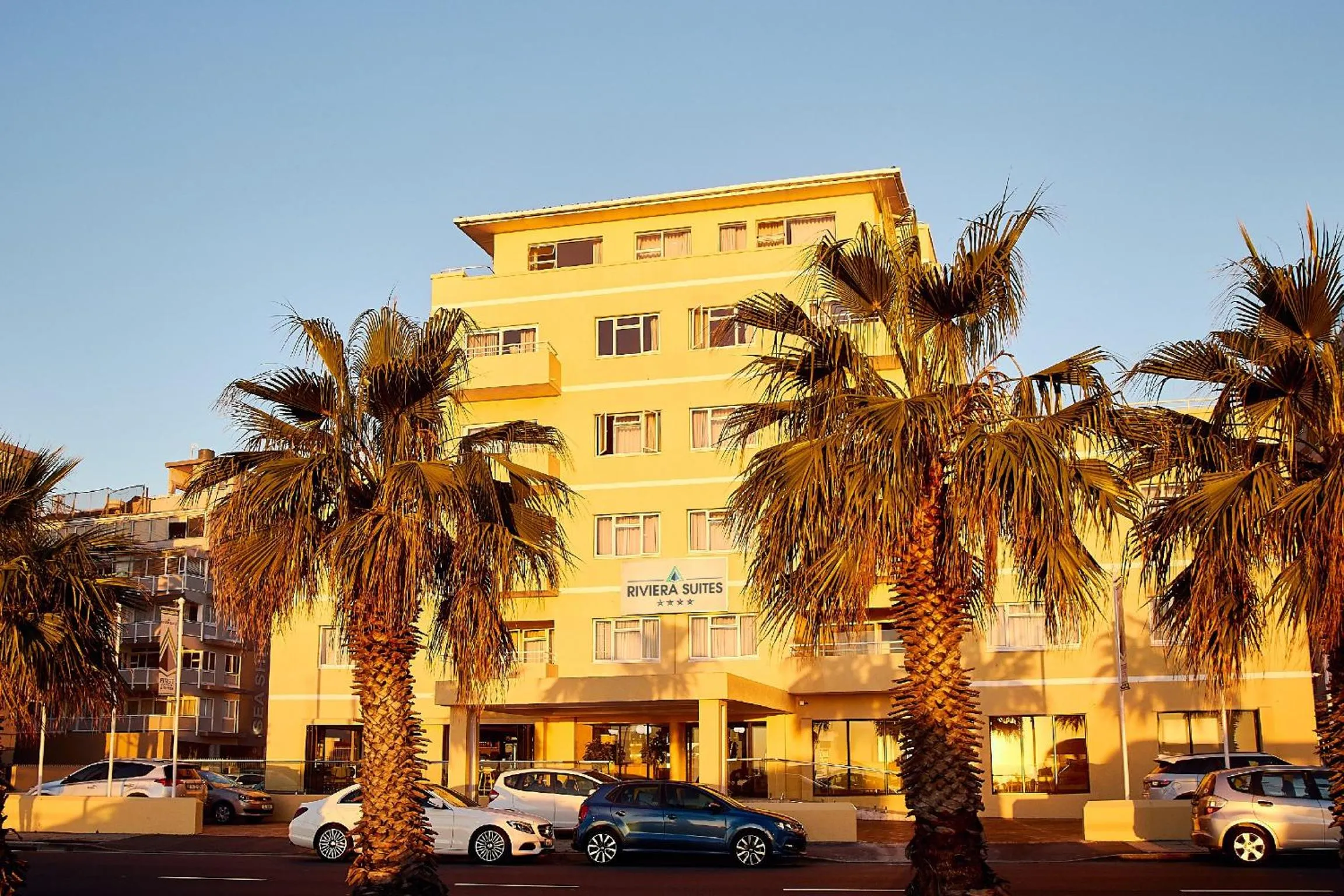 Property building in First Group Riviera Suites