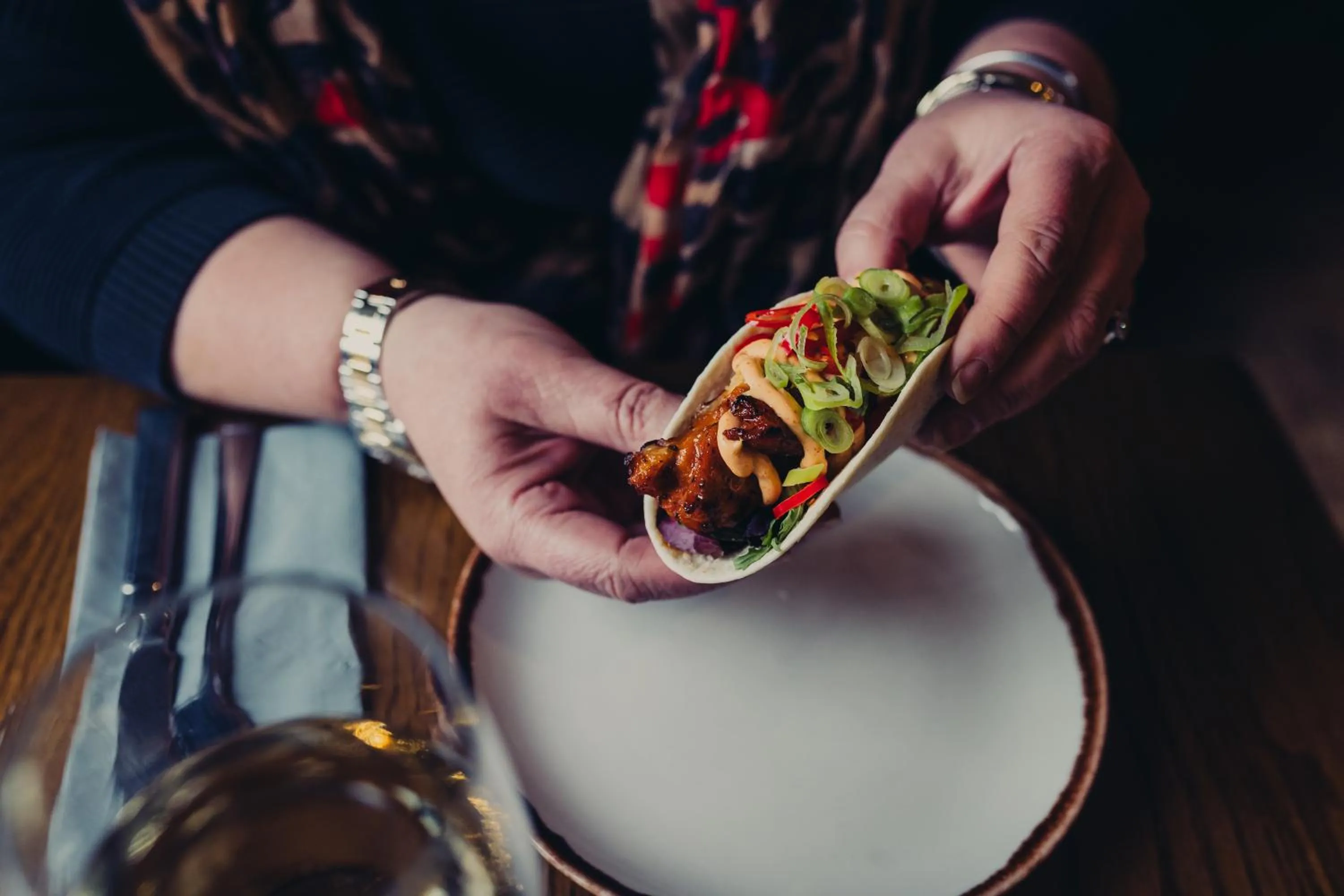 Food and drinks in The Bulls Head Hotel