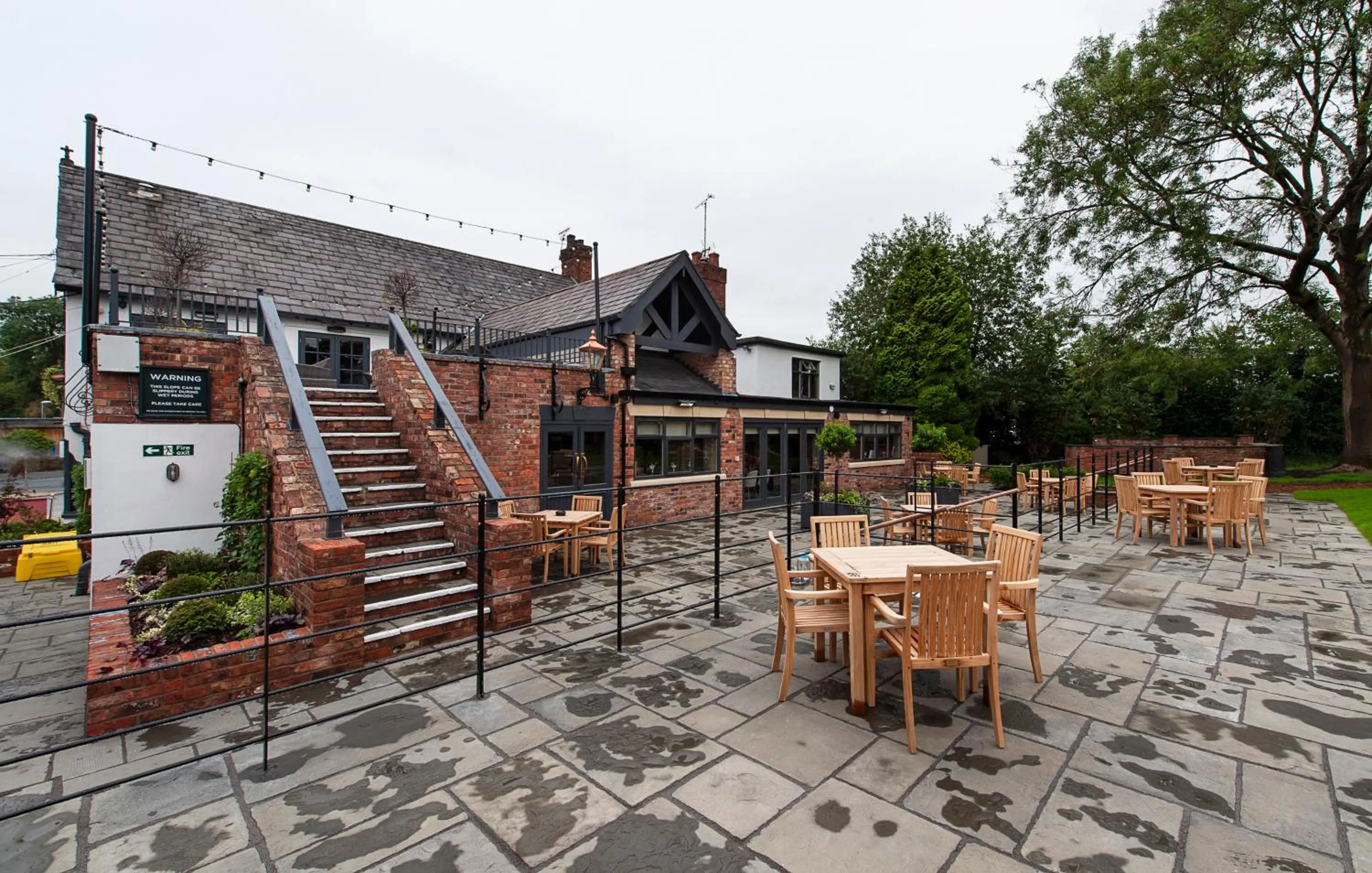 Patio in The Bulls Head Hotel