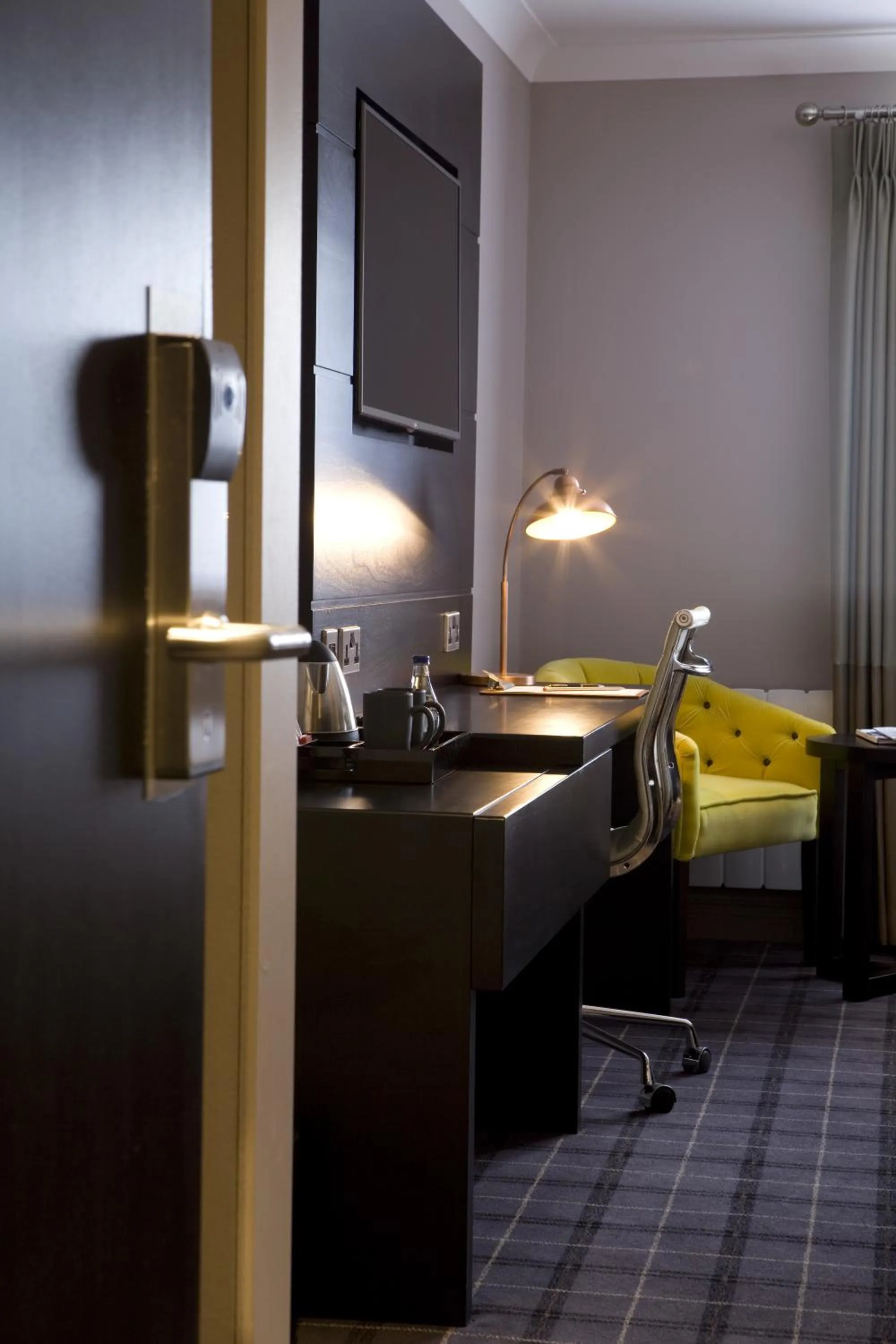 Decorative detail in The Bulls Head Hotel