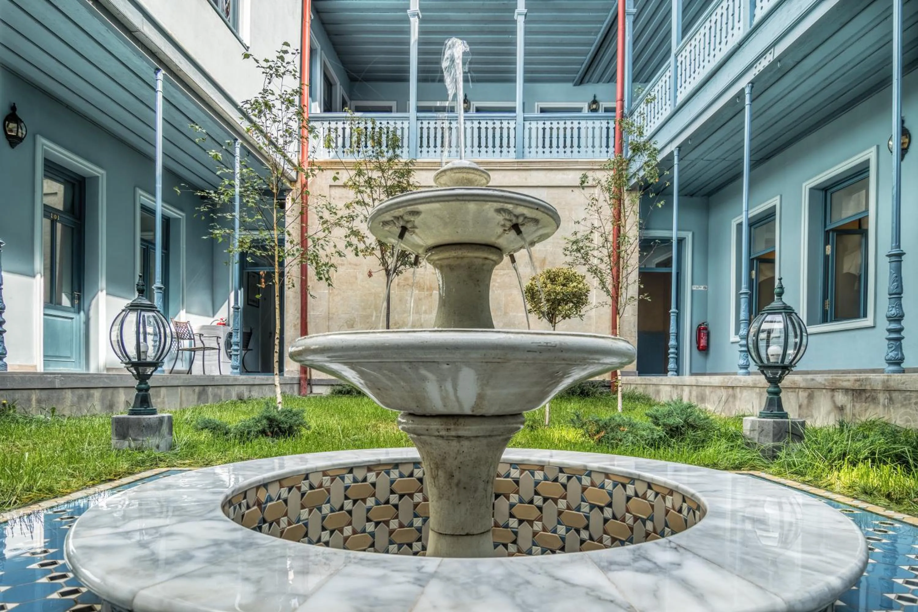 Garden in Golden Tulip Borjomi